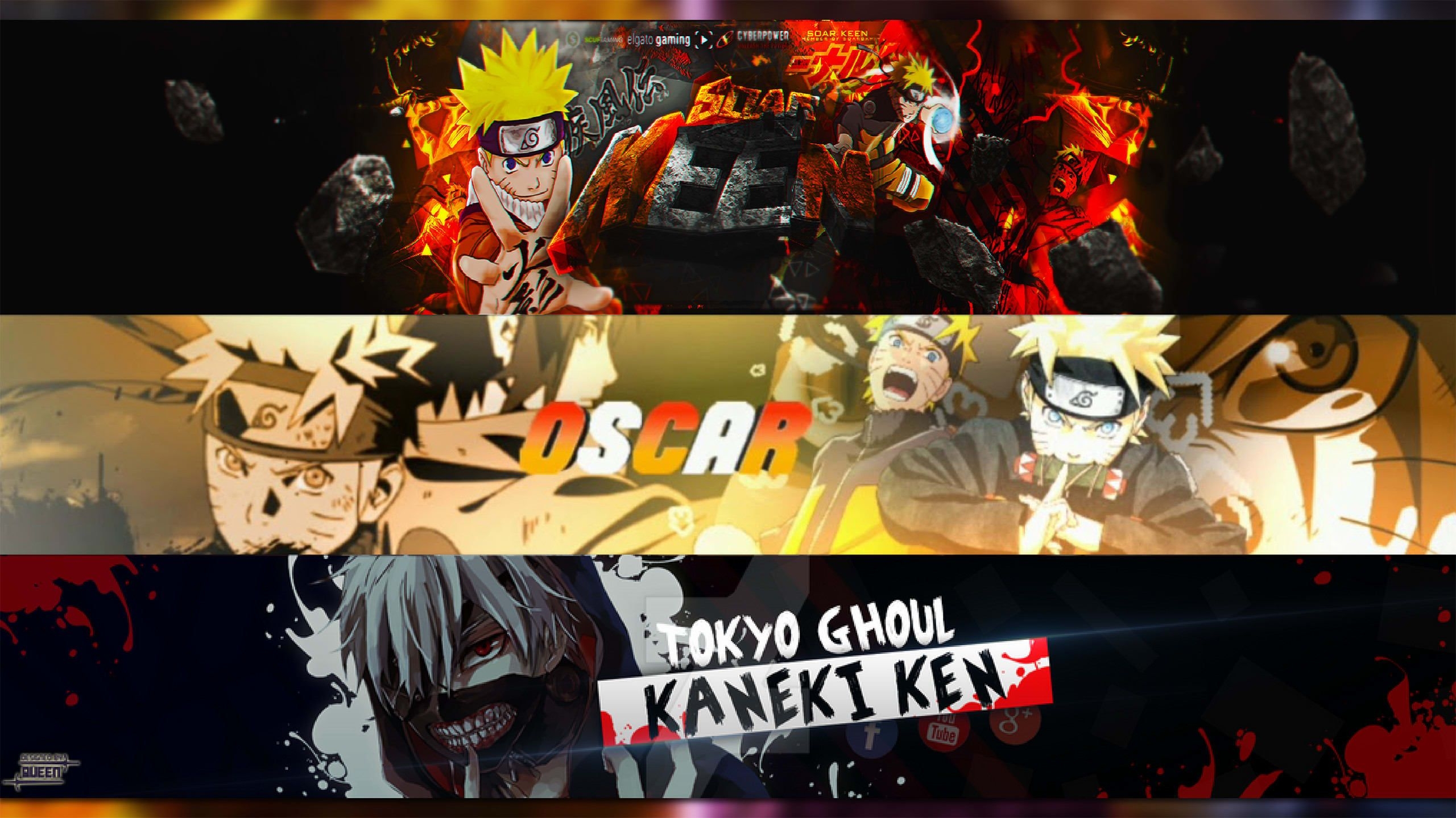 2560x1440 Anime Banner Twitch, Desktop