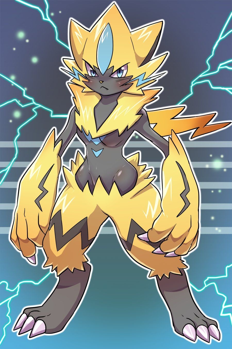 900x1350 Zeraora Wallpaper, Phone