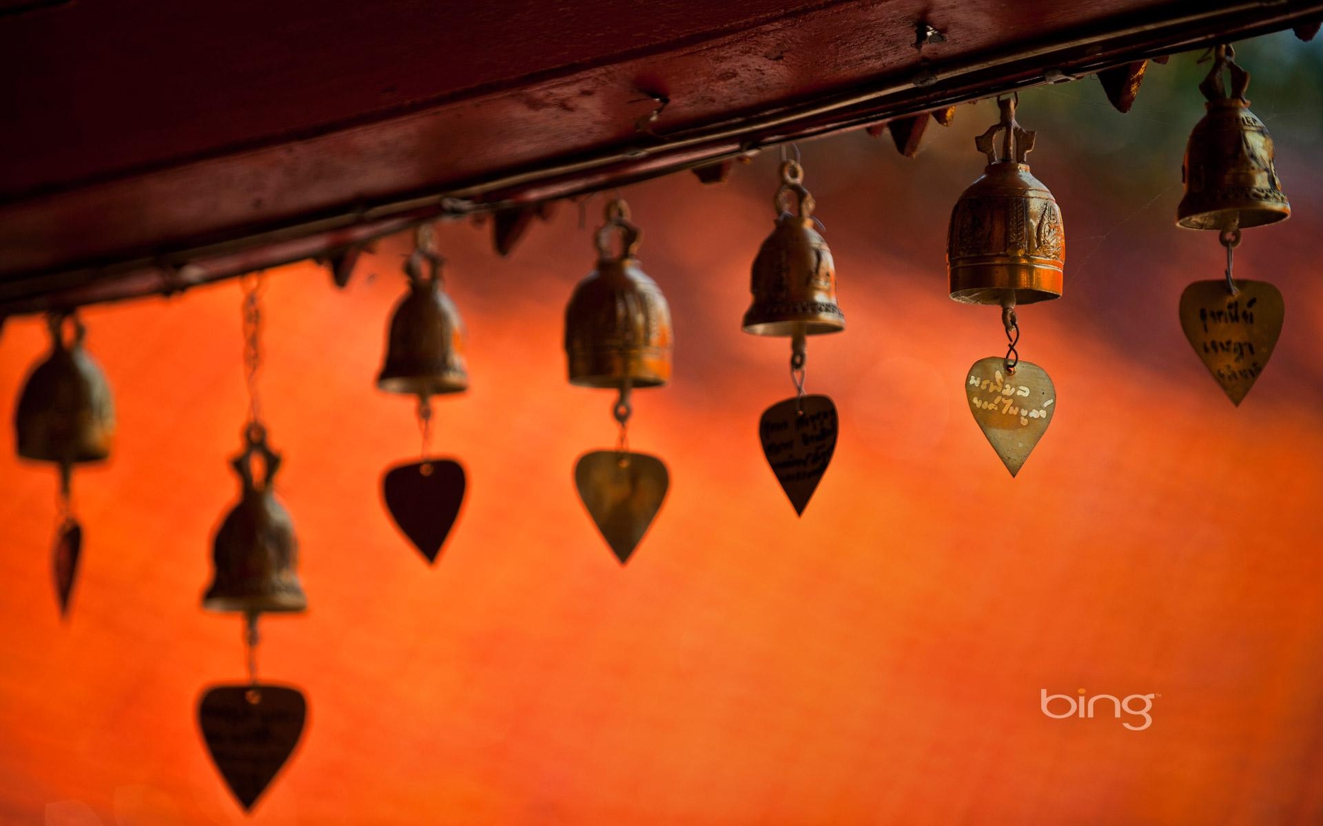 1920x1200 Temple Bells And Chimes, Chiang Mai, Thailand © WIN Initiative, Desktop