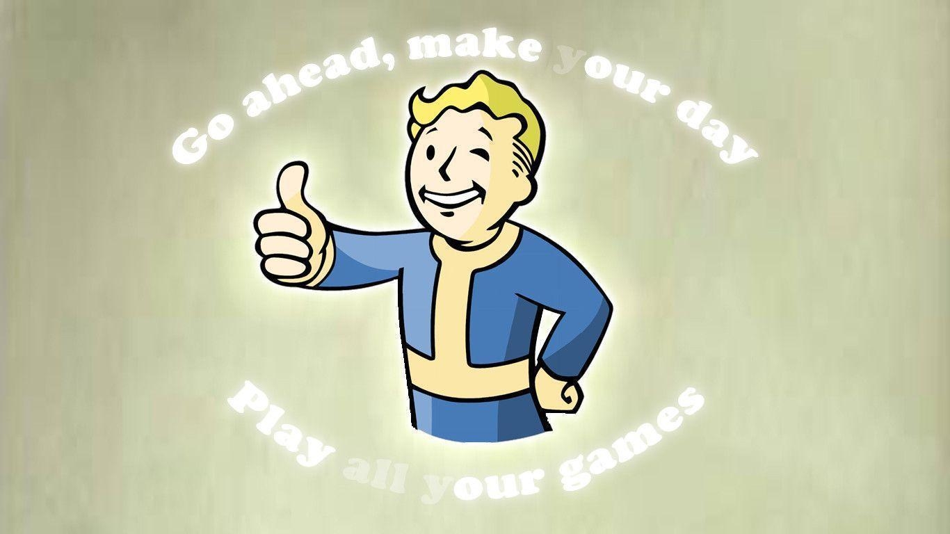 1370x770 Fallout Vault Wallpaper  Fallout Vault Boy Pip Boy Car, Desktop