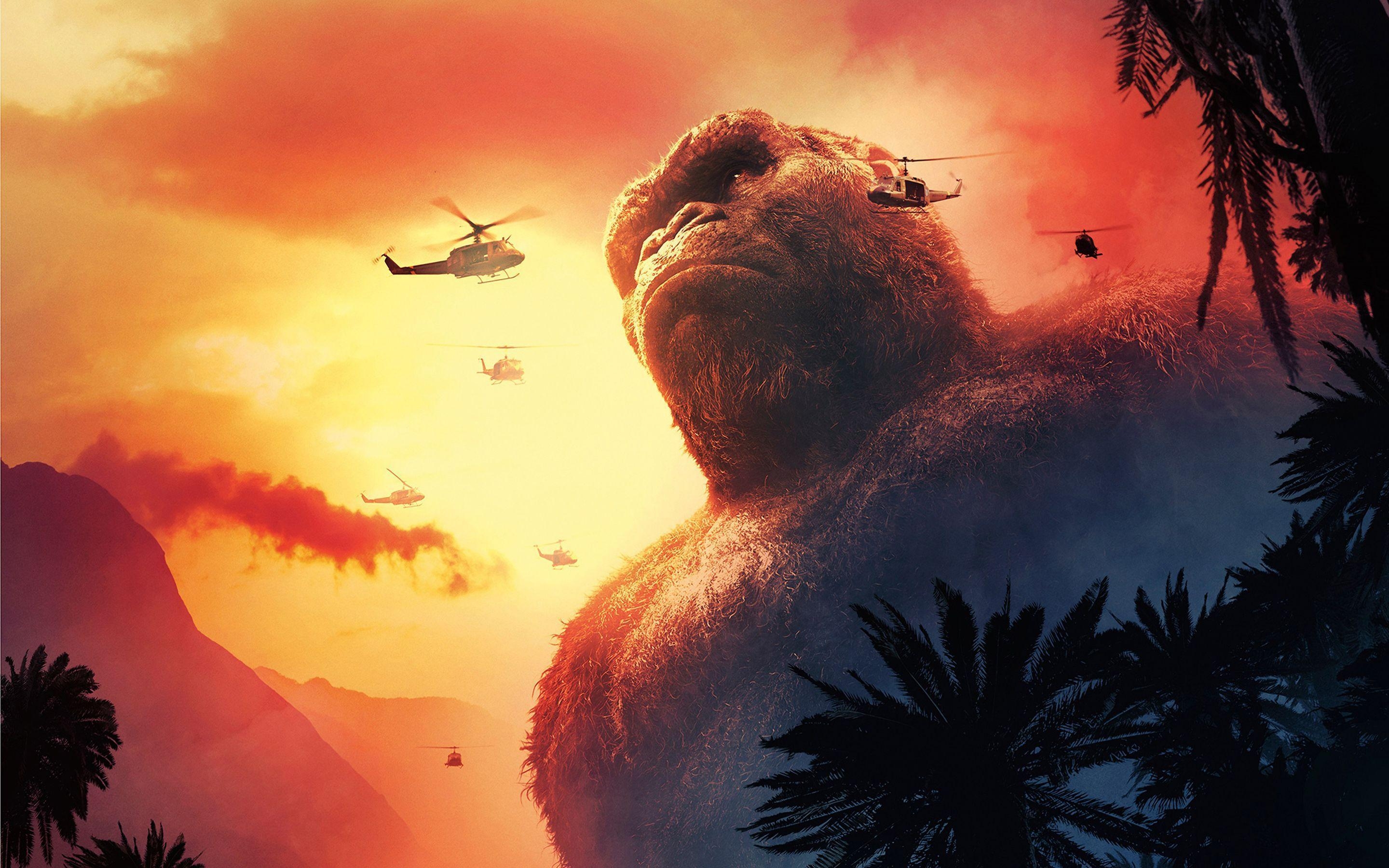 2880x1800 Kong Skull Island 4K 2017 Wallpaper, Desktop