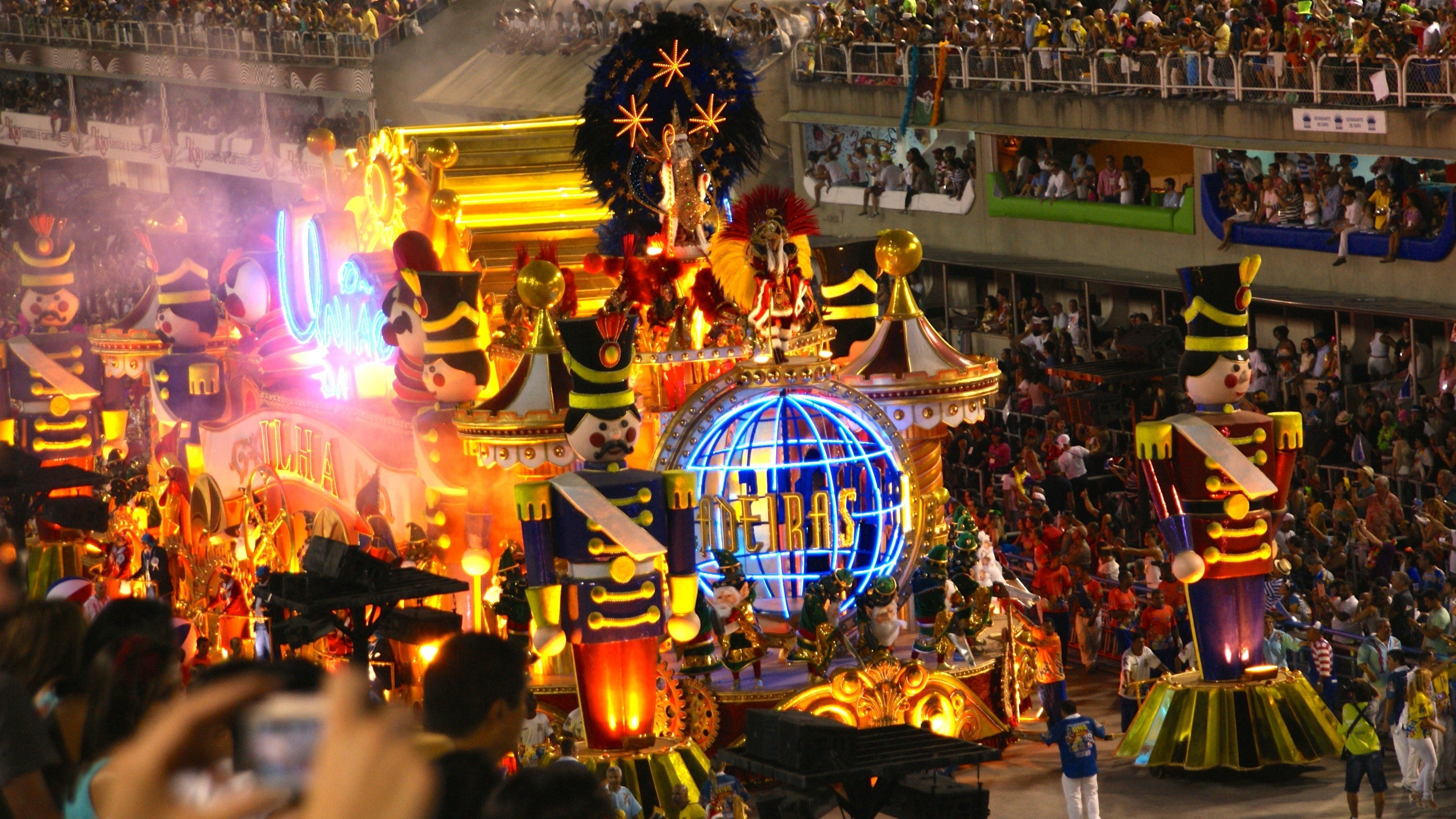 3840x2160 Wallpaper Rio Carnival, Rio de Janeiro, Brazil, wings, Holidays, Desktop