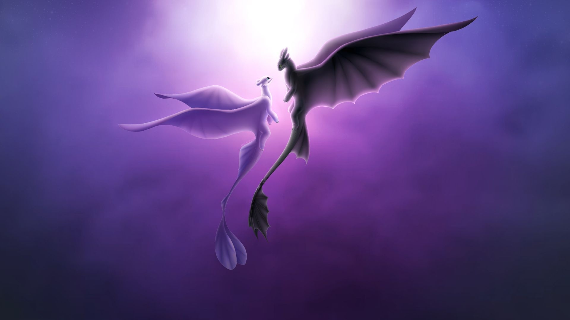 1920x1080 Toothless and light fury, romantic, love, dragons wallpaper, HD image, picture, background, 263Dfe, Desktop