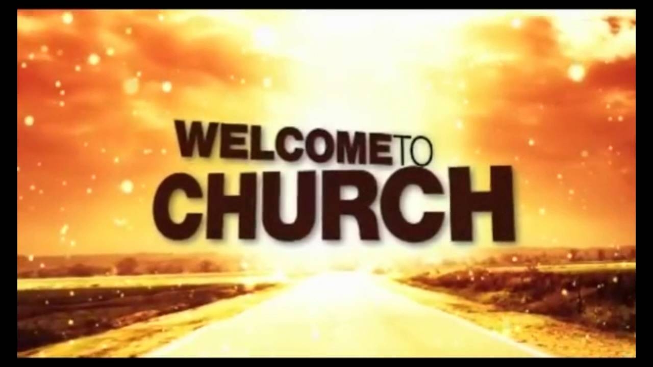 1280x720 Welcome To Church Yellow Background Motion Video Loops HD, Desktop