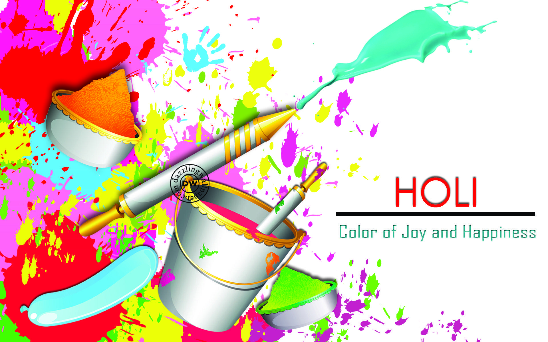 1920x1200 Cute Happy Holi 2018 Image and Wallpaper, Desktop