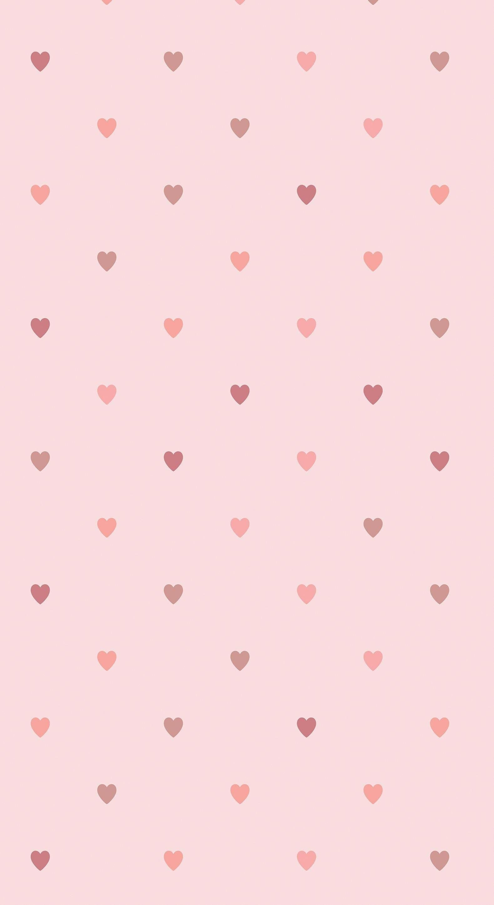 1580x2890 Pastel Pink Heart Wallpaper Free Pastel Pink Heart Background, Phone