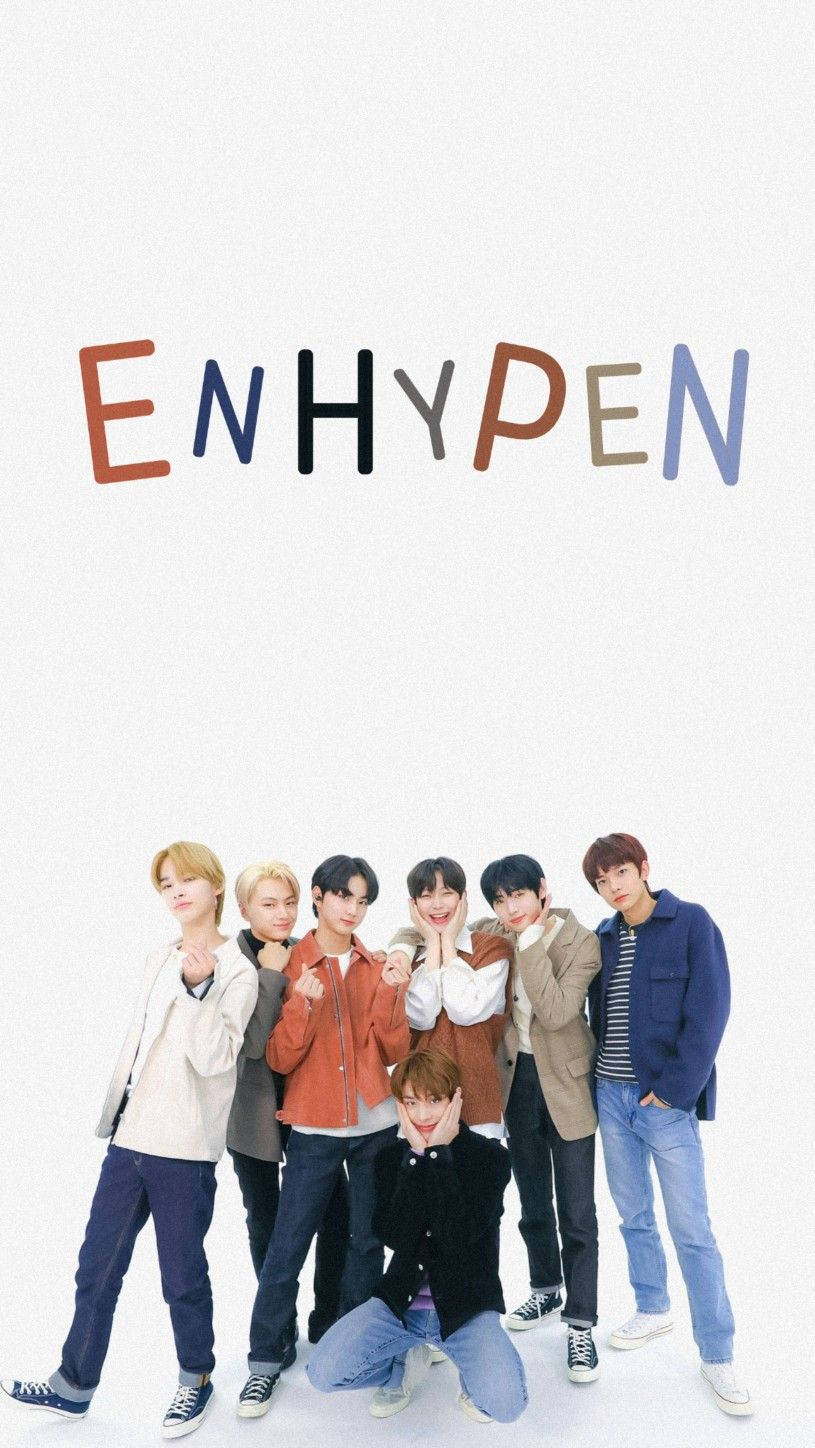 820x1450 Download Enhypen White Fanart Wallpaper, Phone