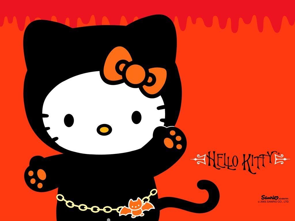 1030x770 Free black Hello Kitty desktop wallpaper. Hello Kitty Wallpaper, Desktop