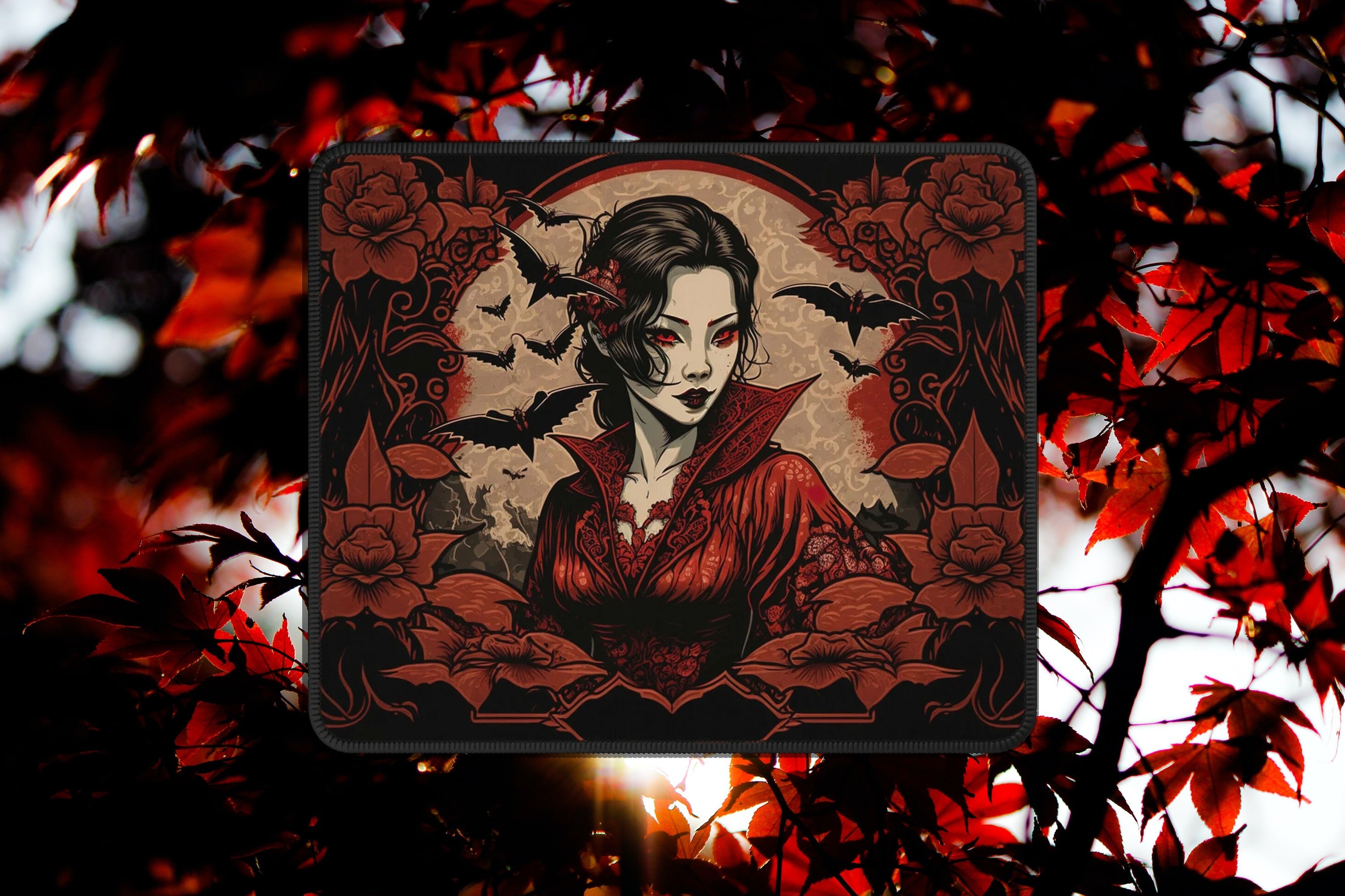 3000x2000 Goth Mousepad the Alluring Vampiress, Desktop