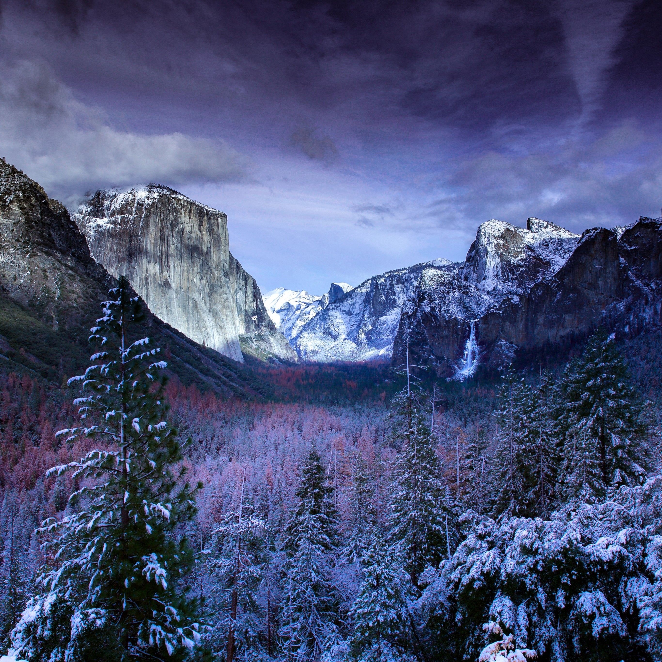 2740x2740 Yosemite Tunnel 4K Wallpaper, Yosemite National Park, Yosemite Valley, Landscape, Tuolumne Meadows, Nature, Phone