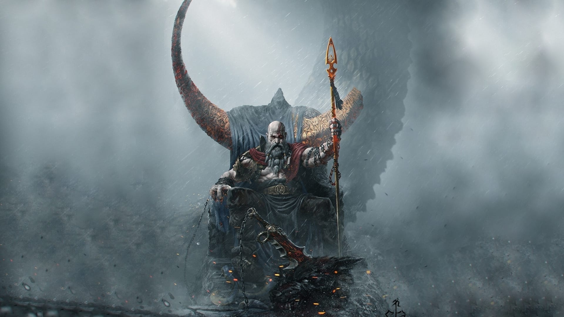 1920x1080 God Of War Ragnarok Theme for Windows, Desktop