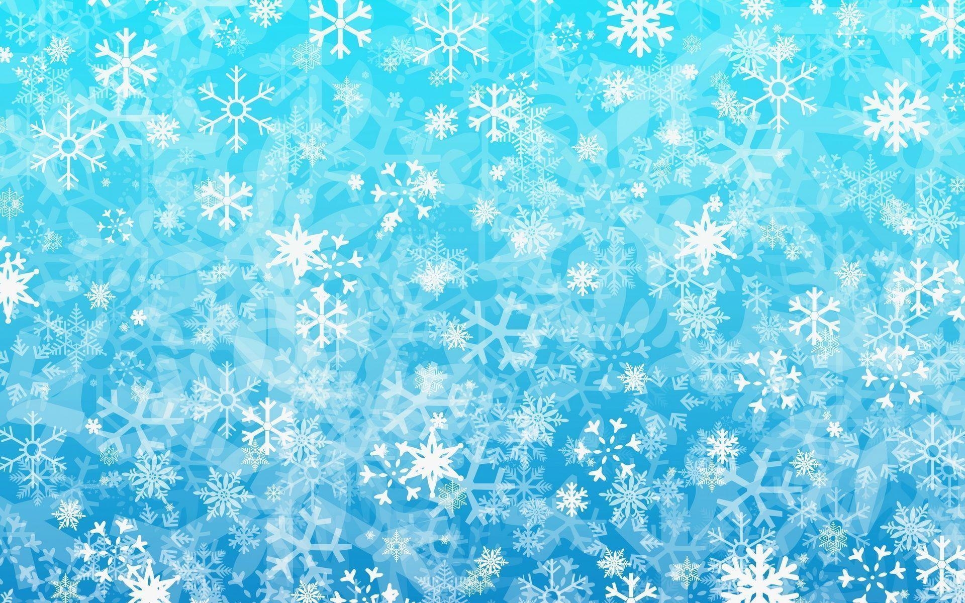 1920x1200 Snowflakes, Blue background / Abstract / Desktop HD, iPhone, Desktop