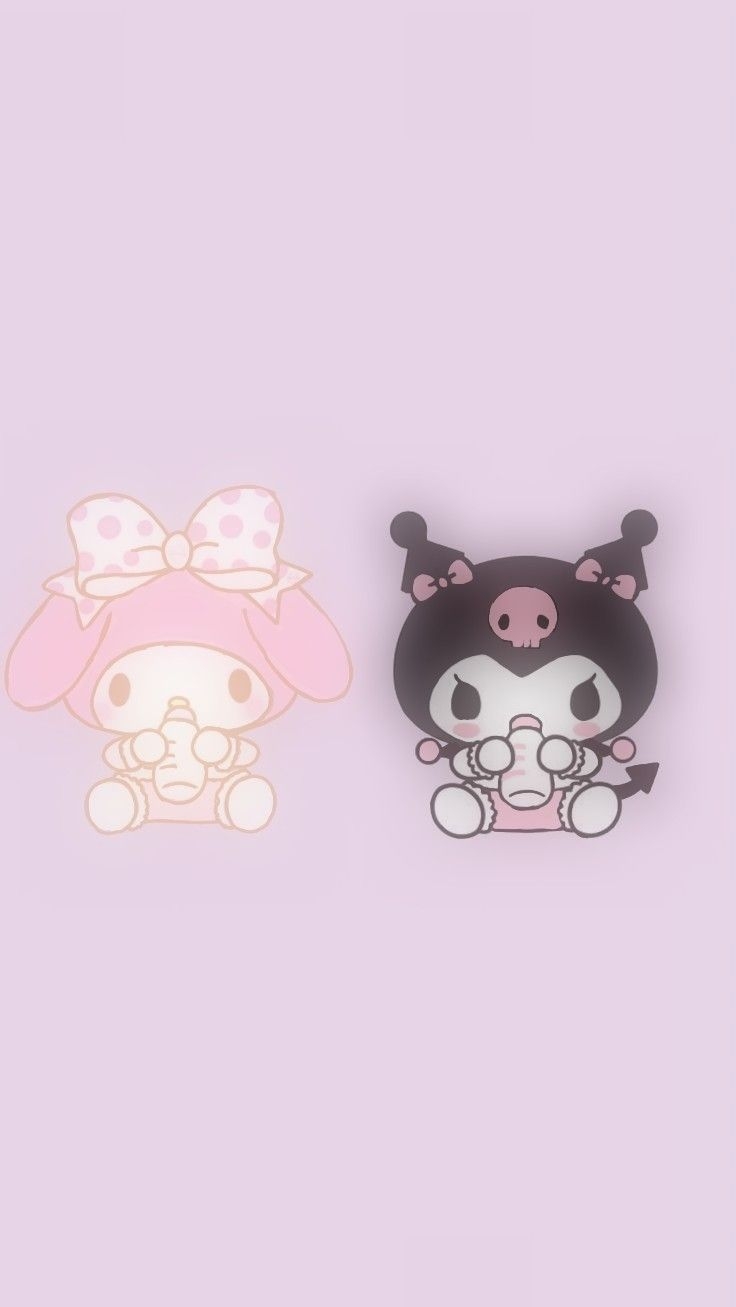 740x1310 Kuromi and my Melody. Hello kitty background, Hello kitty iphone wallpaper, Hello kitty wallpaper, Phone