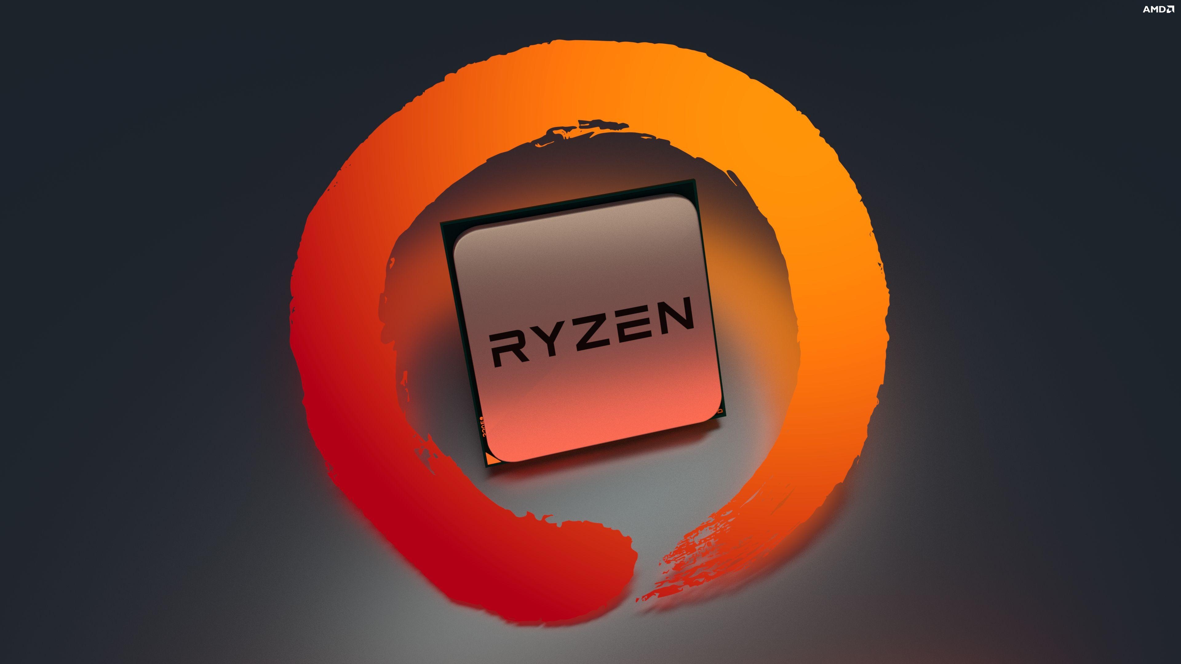 3840x2160 4K Ryzen Wallpaper (Rendered by me), Desktop