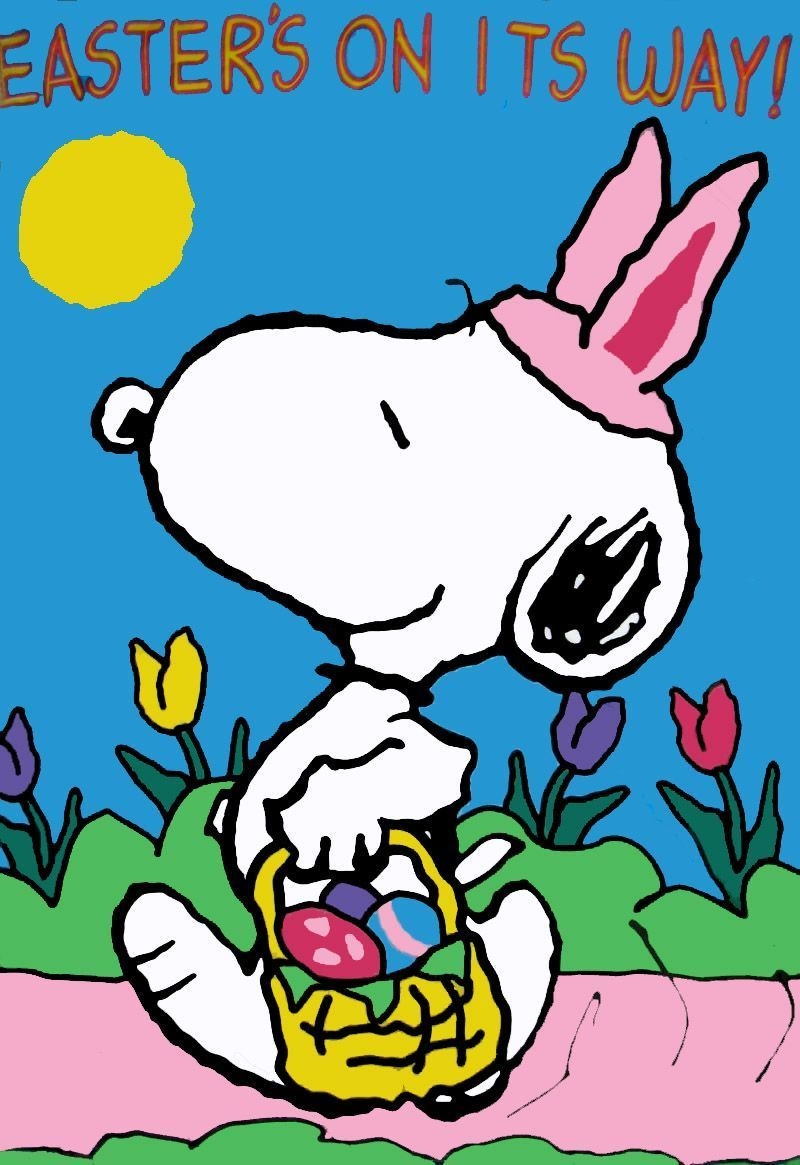 800x1170 ੯ू•͡○ ̨͡ ₎᷄ᵌ ✯ Snoopy on Easter Day. Snoopy easter, Snoopy, Phone