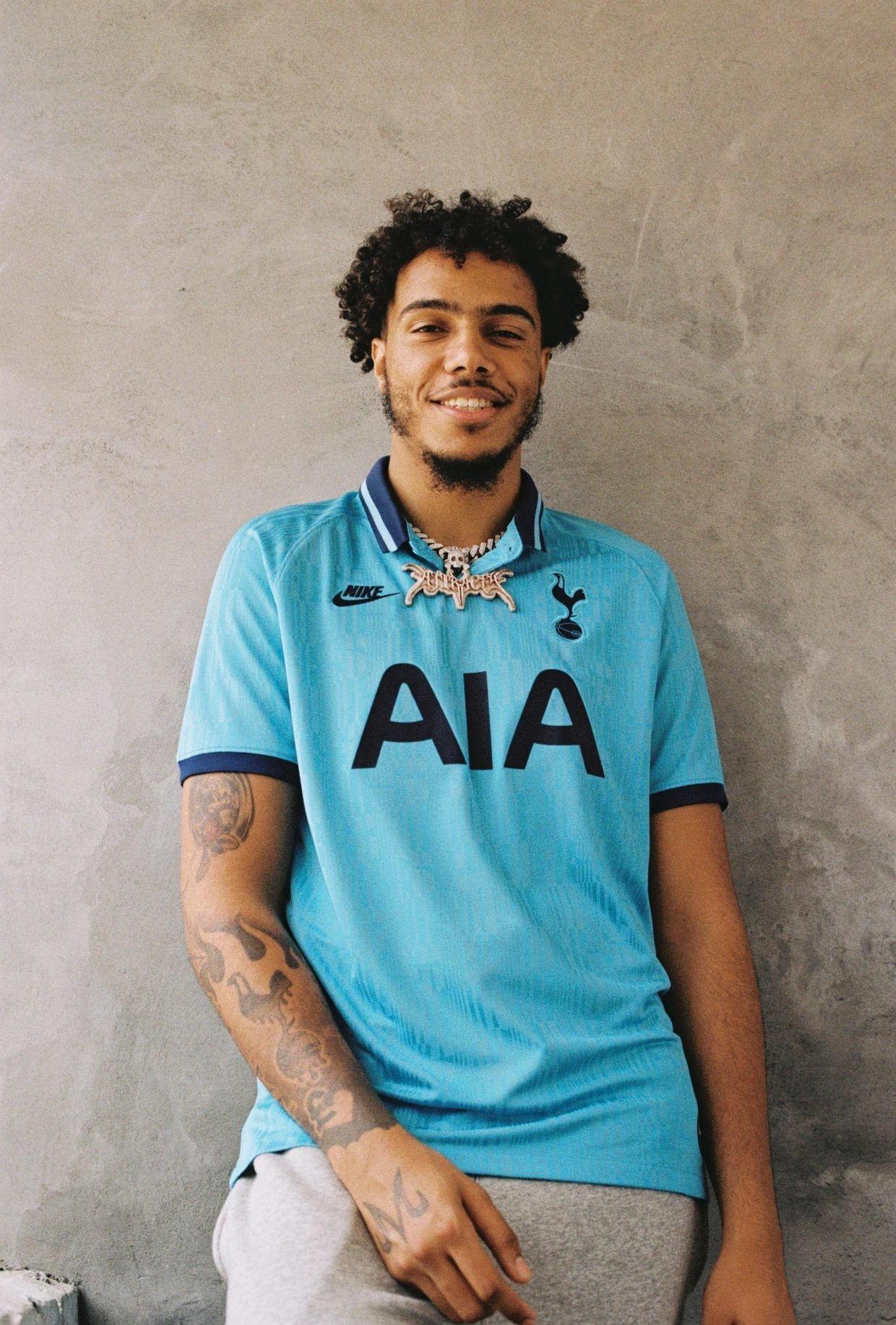 1240x1840 Nike x Tottenham Hotspur 3rd Kit Launch With AJ Tracey, Phone