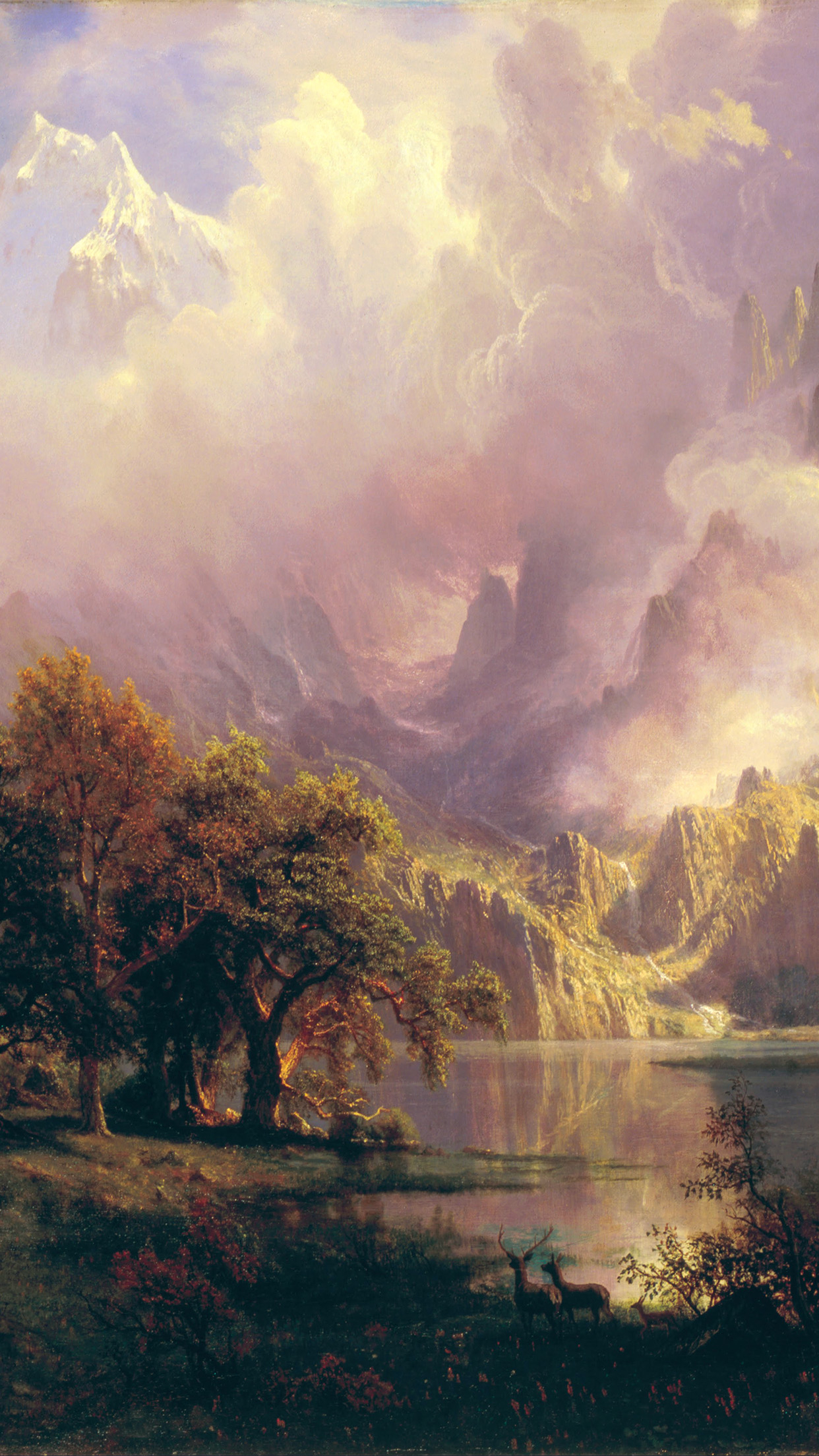 1250x2210 I Love Papers. albert bierstadt classic painting art, Phone