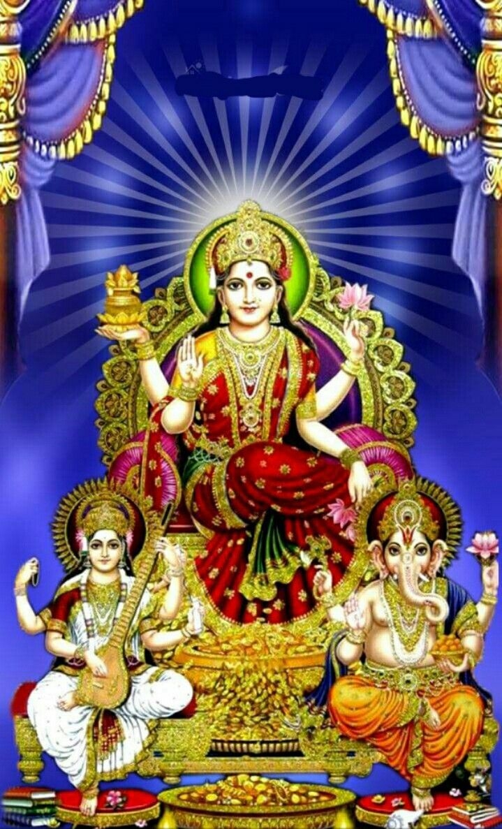 720x1190 TriDevi. Saraswati goddess, Lord krishna image, Lakshmi image, Phone