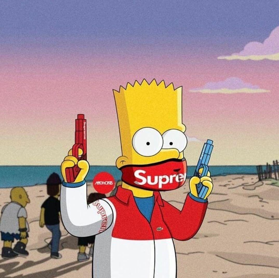 1080x1070 BAPE Bart Simpson Wallpaper, Desktop