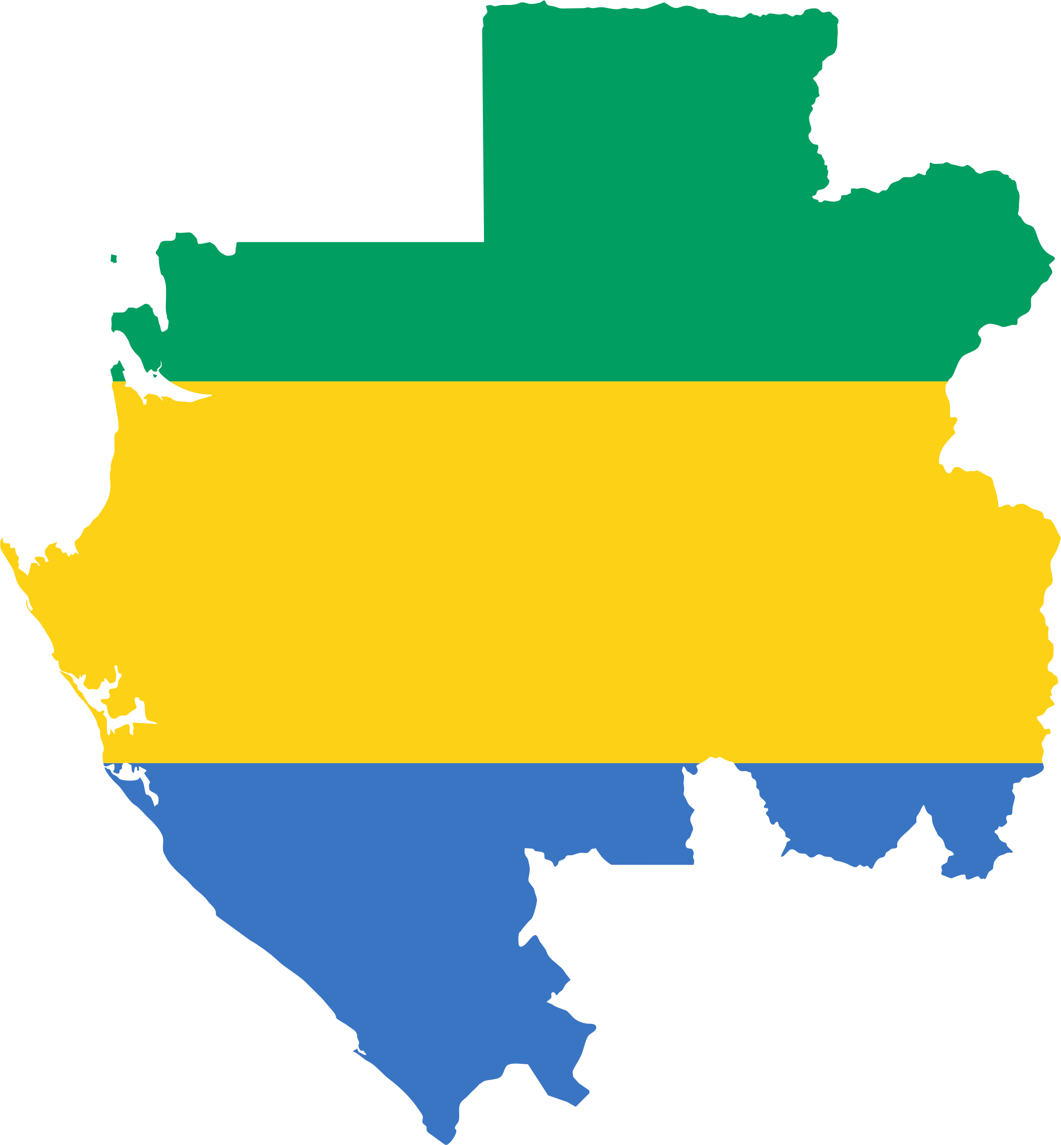 2150x2320 Gabon Flag, Phone