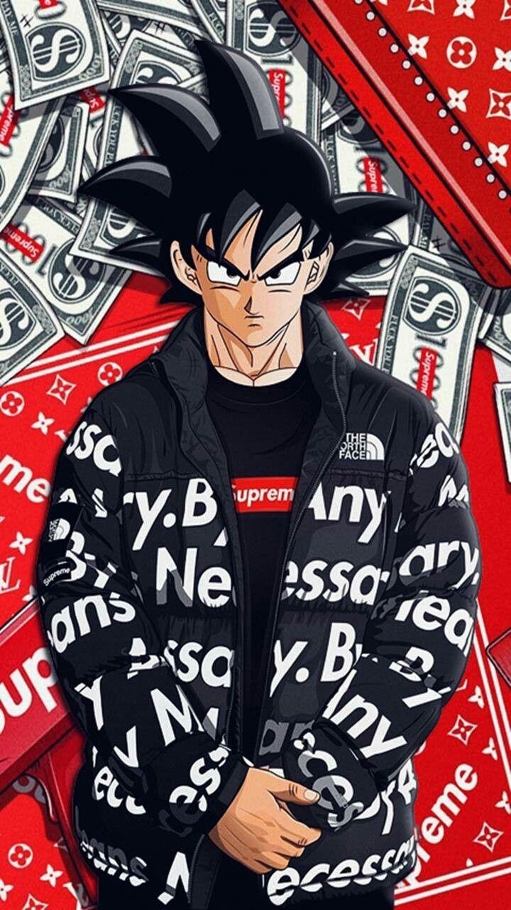 720x1280 Supreme Goku. Supreme Goku. Goku, Supreme and Dragon ball, Phone