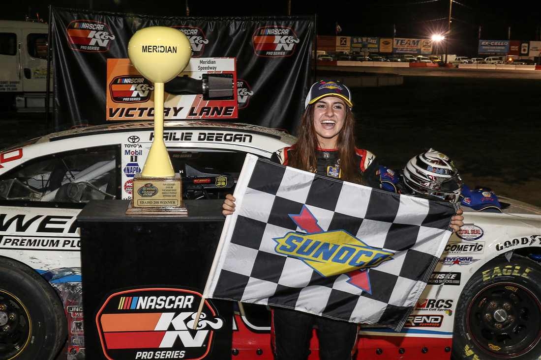 1100x740 image from Hailie Deegan's historic win. Official Site Of NASCAR, Desktop