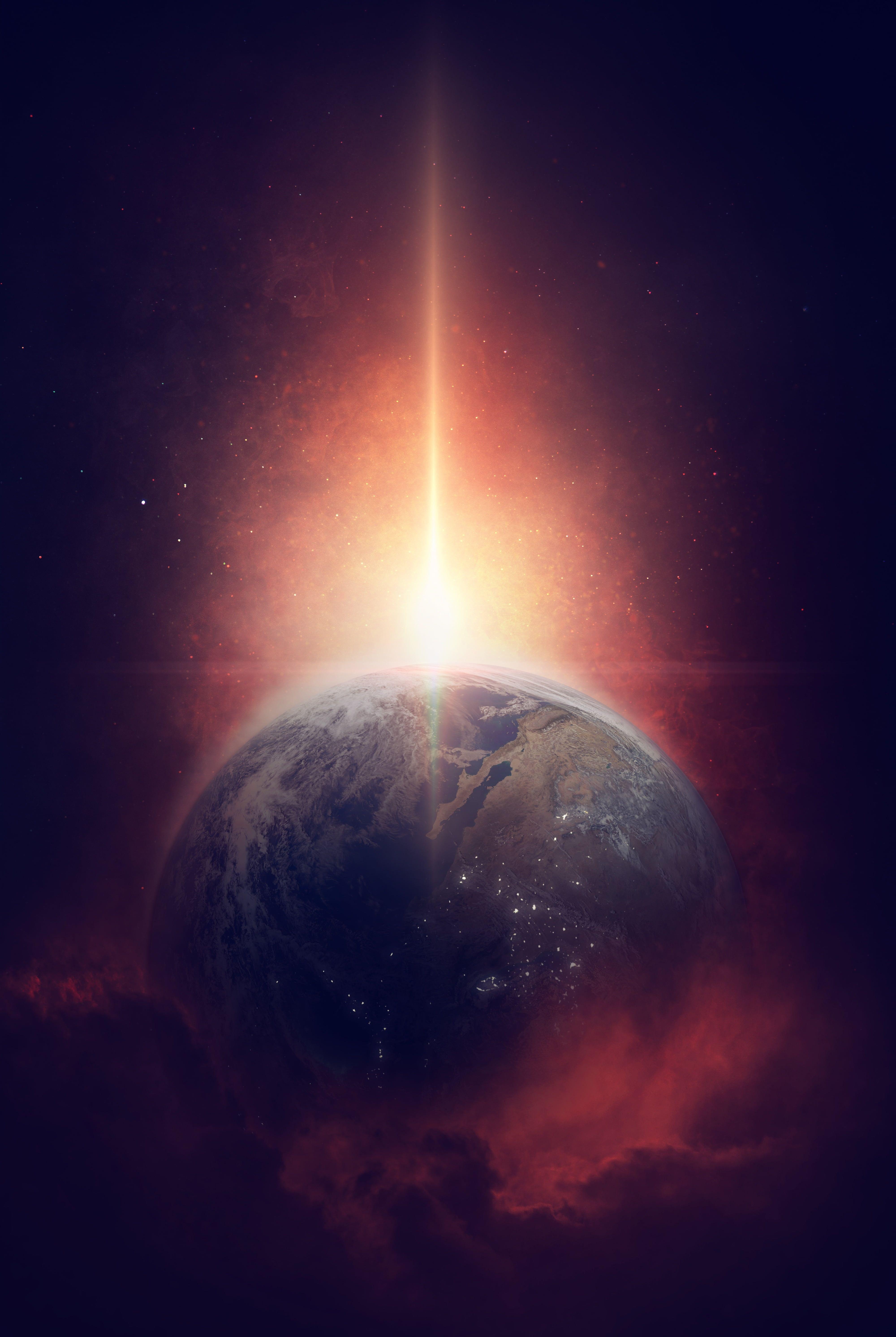 4000x5970 Earth with Supernova explosion HD wallpaper, Phone