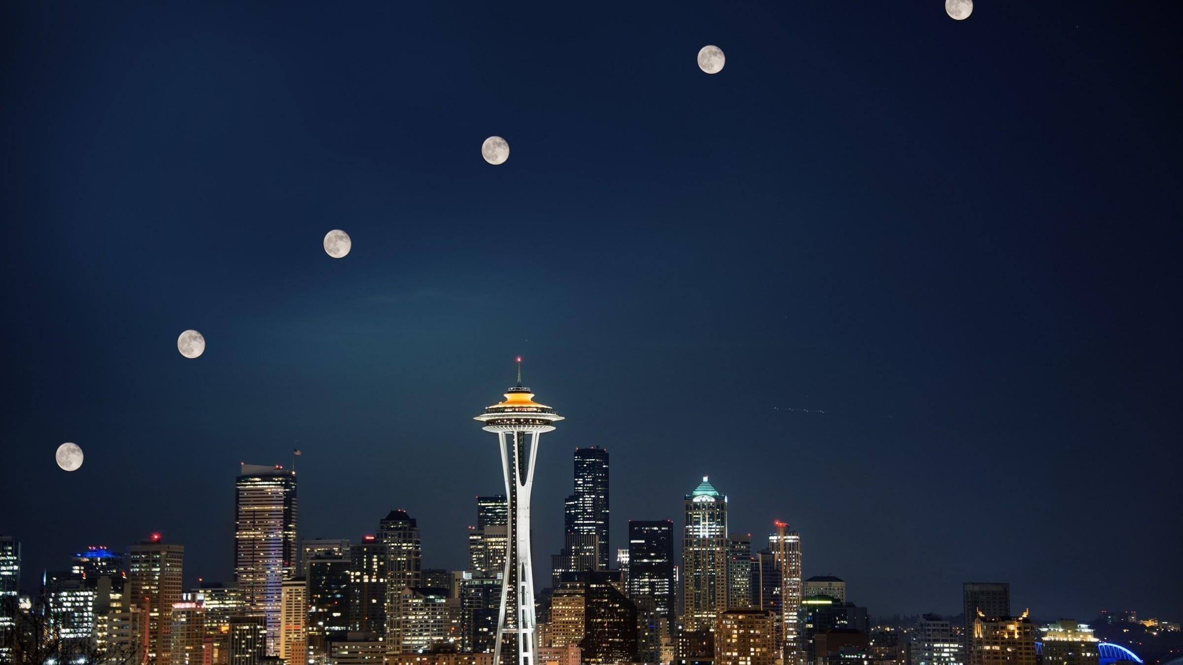 2400x1350 Seattle HD wallpaper, Desktop