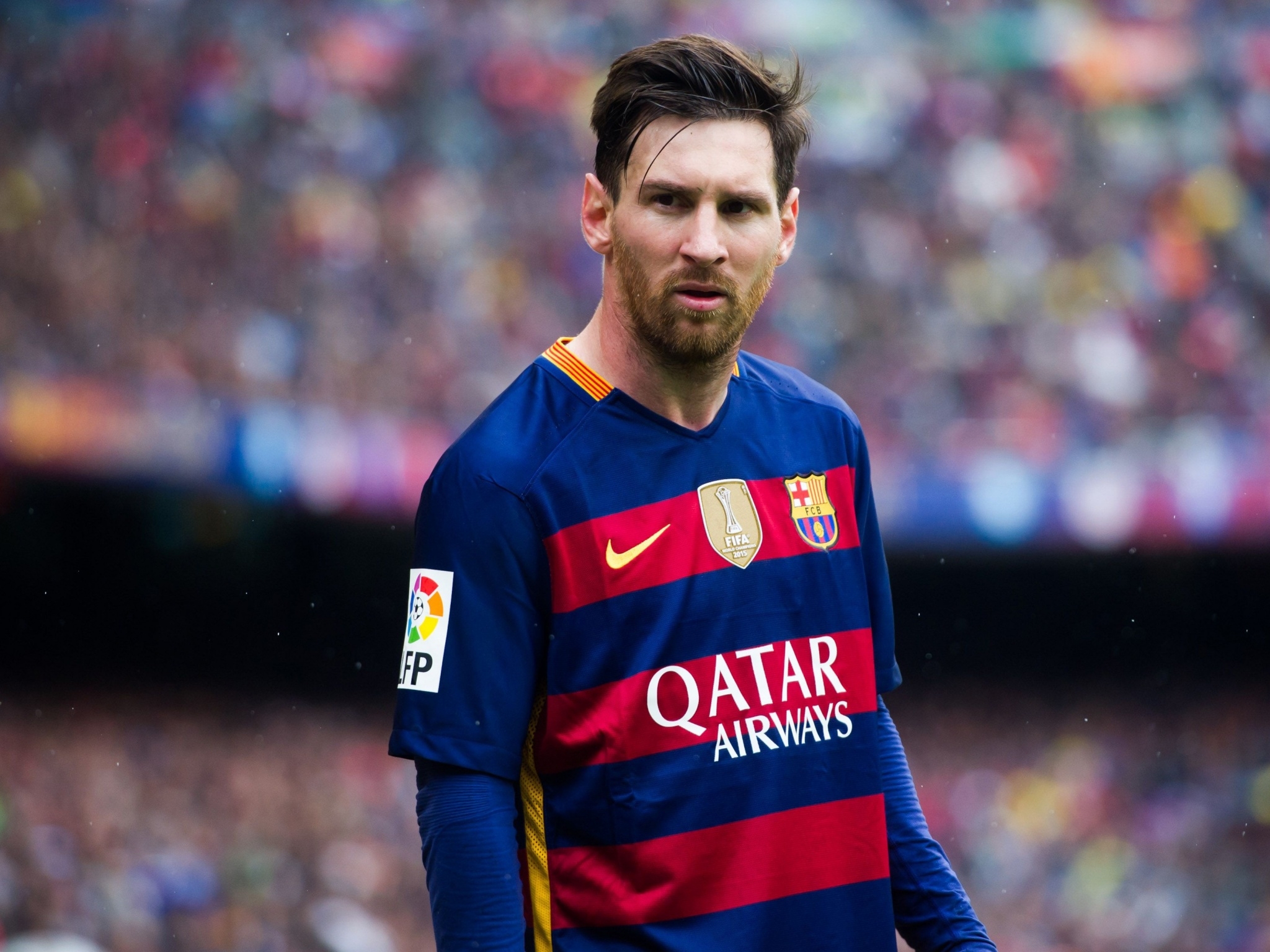 2050x1540 Lionel Messi Wallpaper 4K, Football player, Argentinian, FC Barcelona, Sports, Desktop