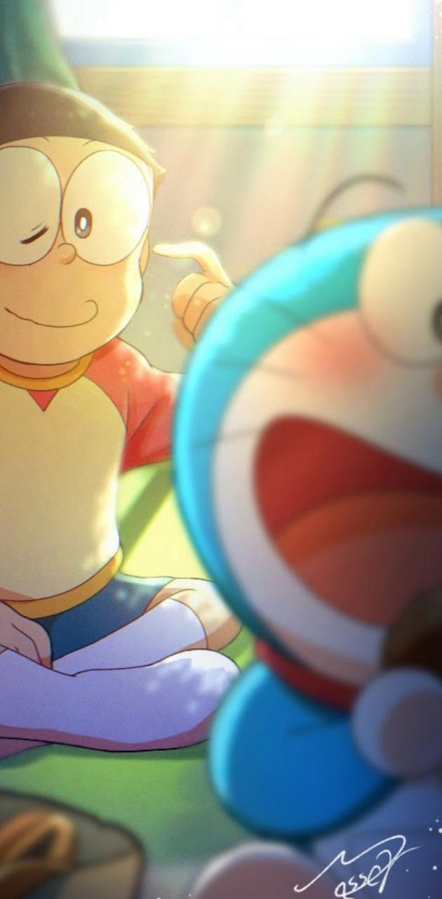 630x1280 Doraemon wallpaper, Phone