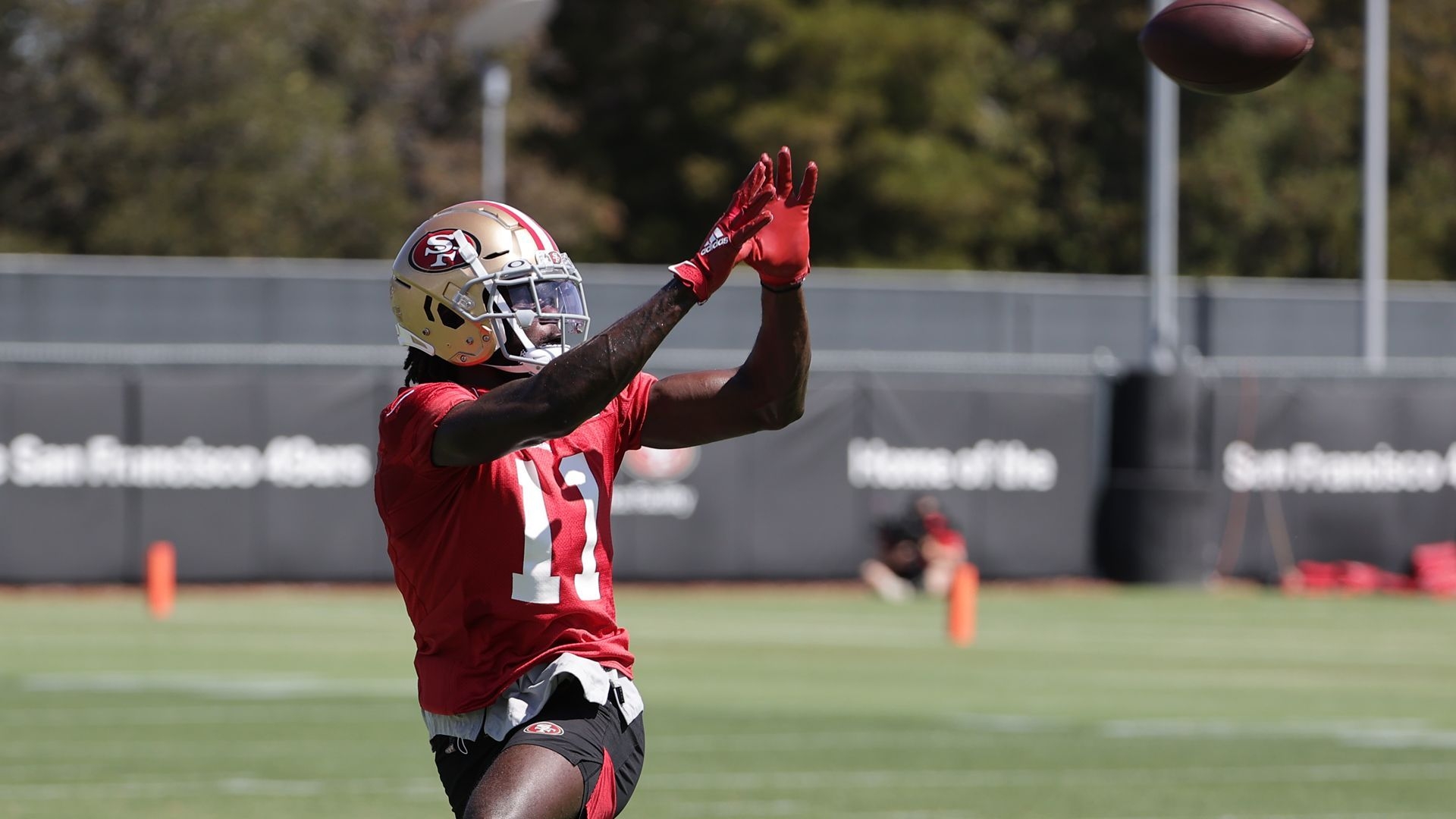 1920x1080 49ers' Brandon Aiyuk is ahead of most rookies, Kyle Shanahan says, Desktop