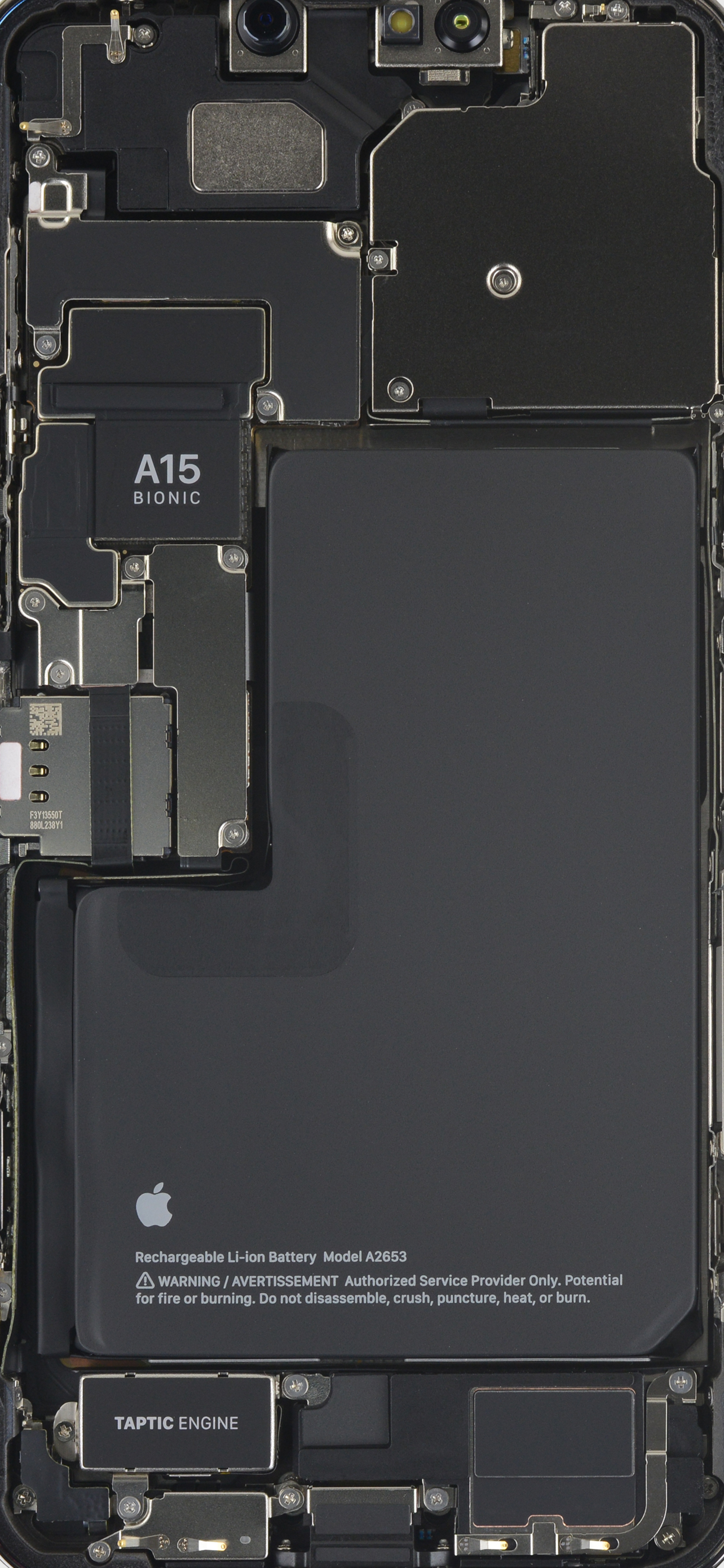 1290x2780 iPhone 13 Pro and Pro Max Teardown Wallpaper, Phone