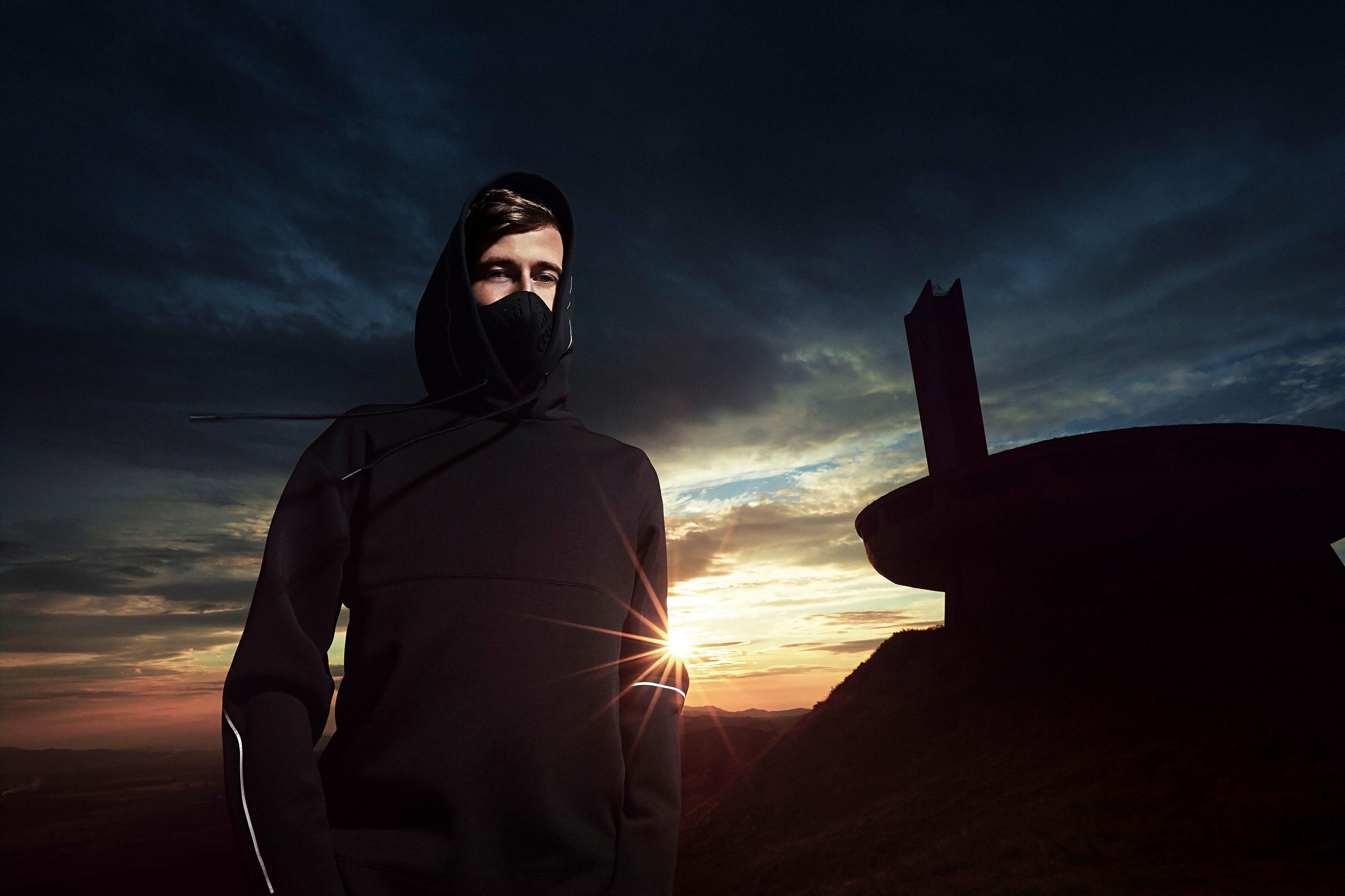 3840x2560 Alan Walker in sunset landscape Wallpaper 4k Ultra HD, Desktop