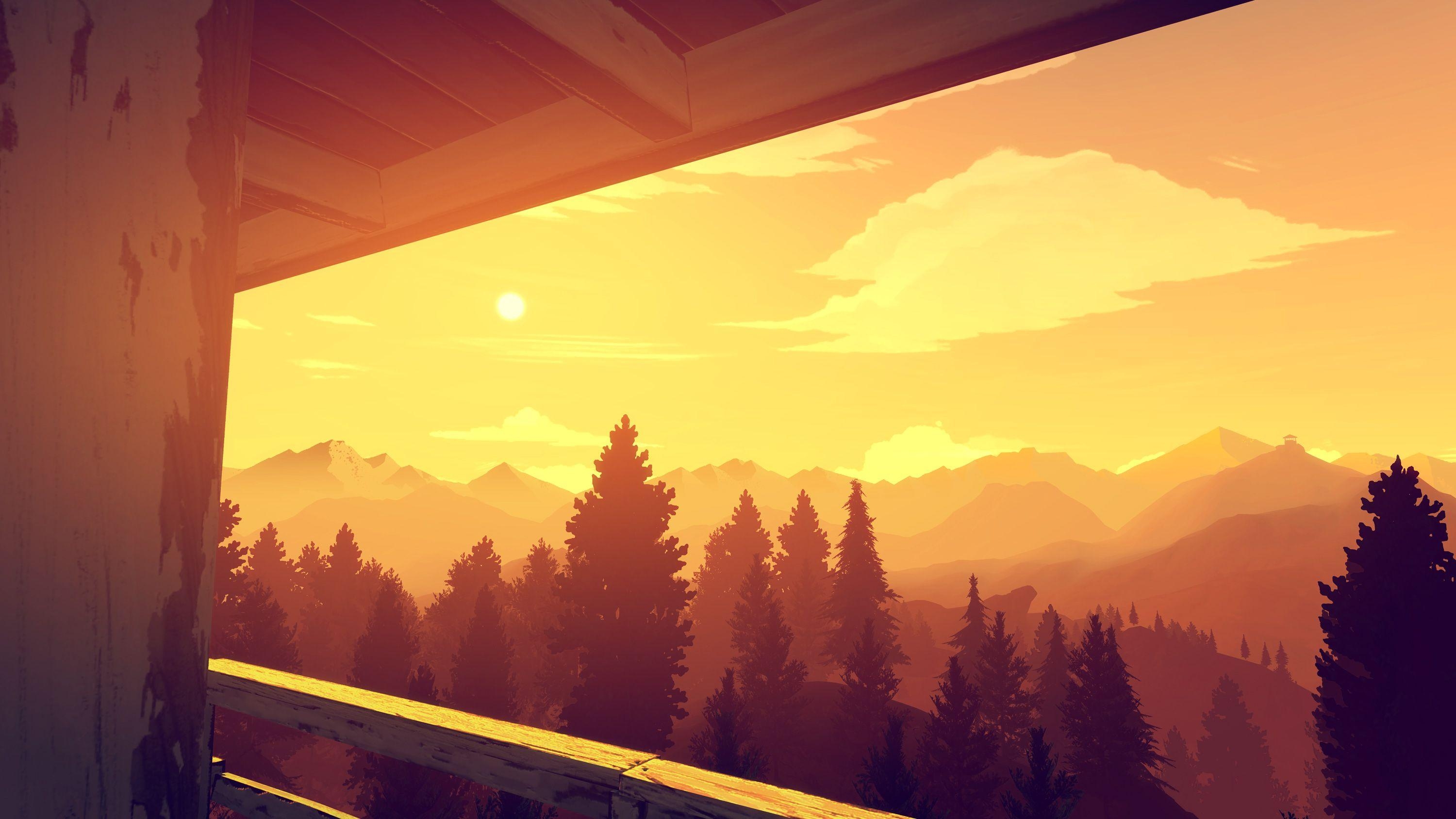 3000x1690 Stunning Desktop Wallpaper from the Firewatch Game, Desktop