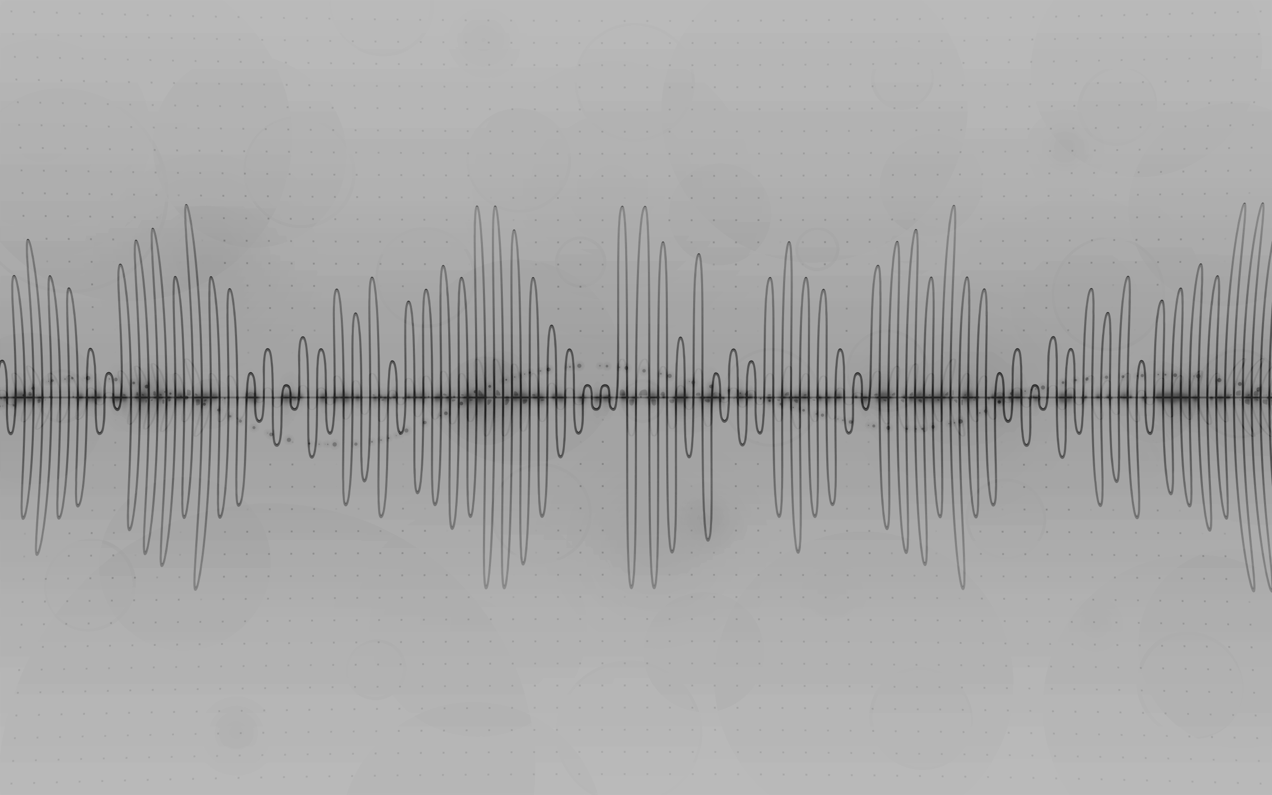 2560x1600 Sound Waves Wallpaper White, Desktop