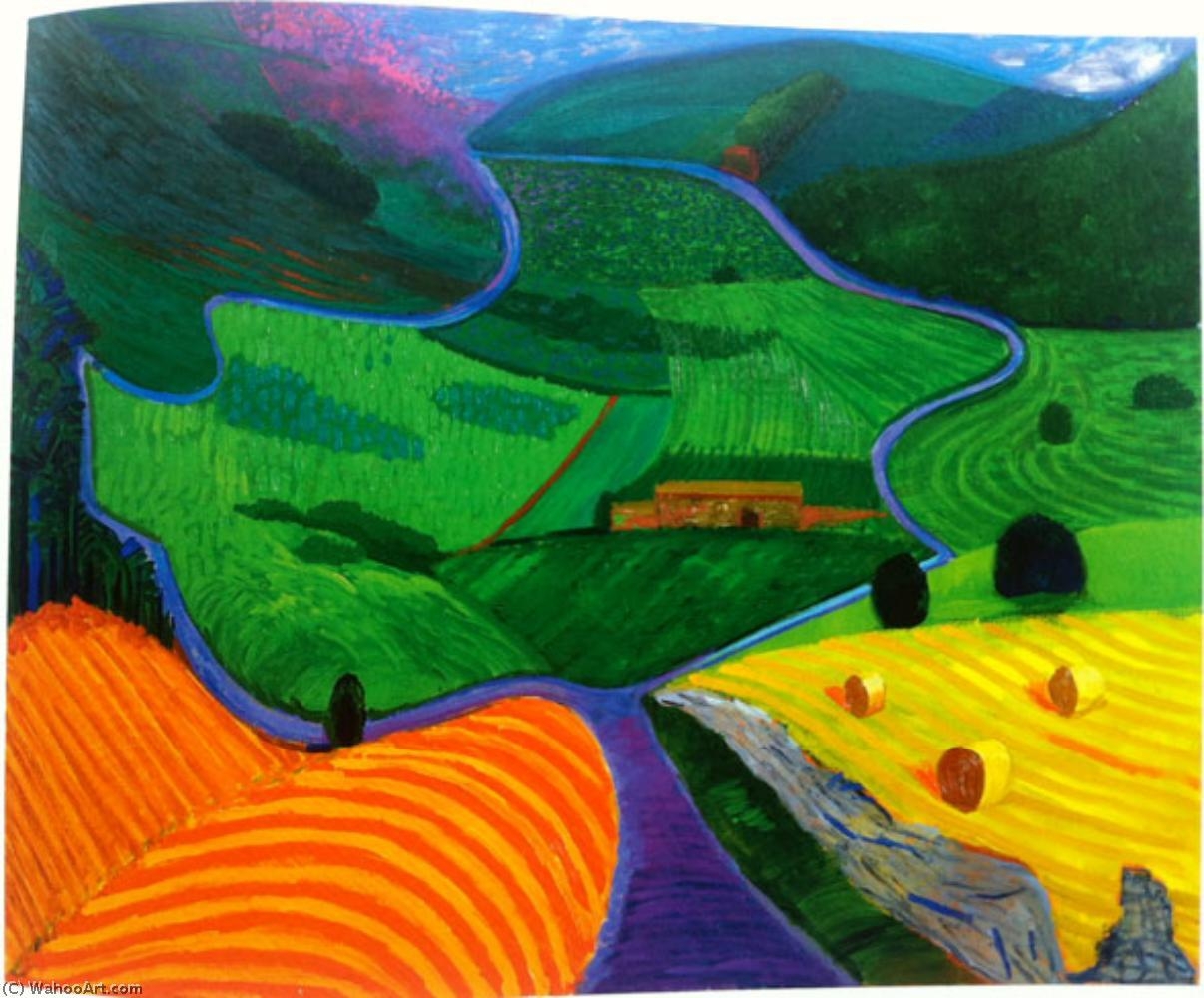 1210x1000 North yorkshire by David Hockney. Museum Quality Copies Pop Art, Desktop