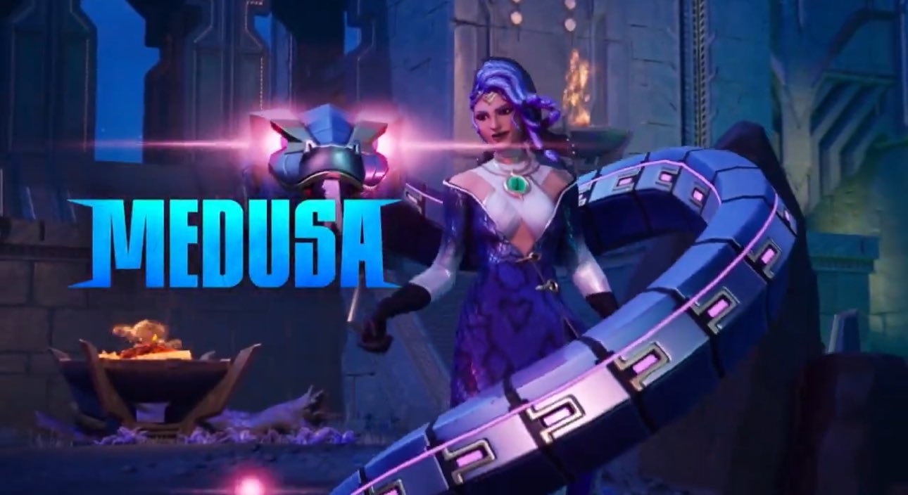 1290x710 Medusa Fortnite wallpaper, Desktop