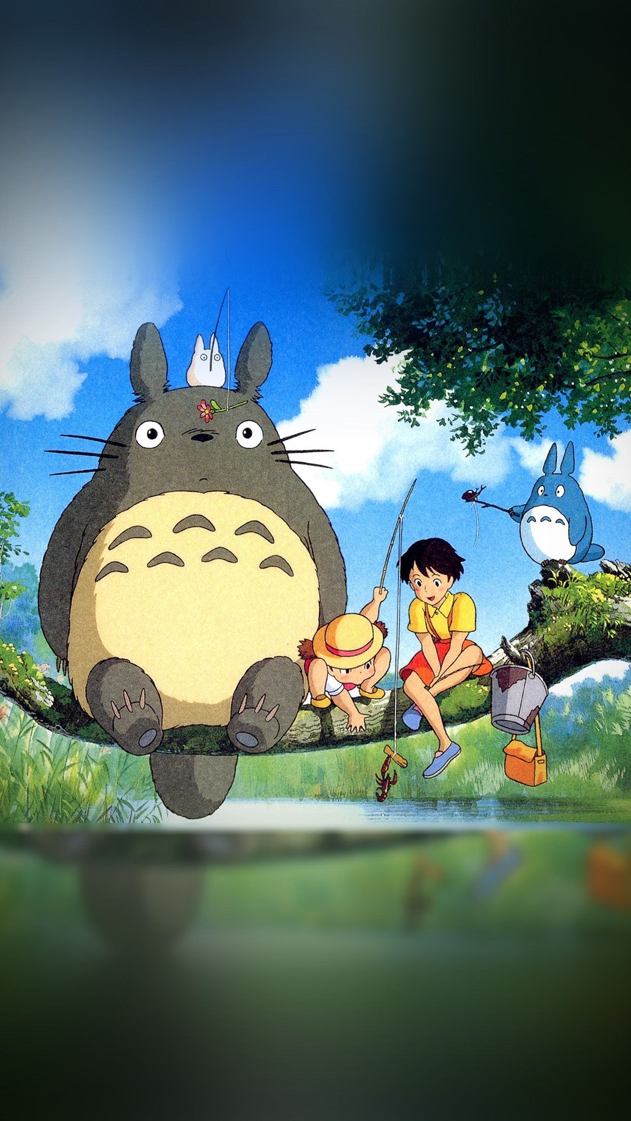 1250x2210 Totoro Android Wallpaper Free Totoro Android Background, Phone