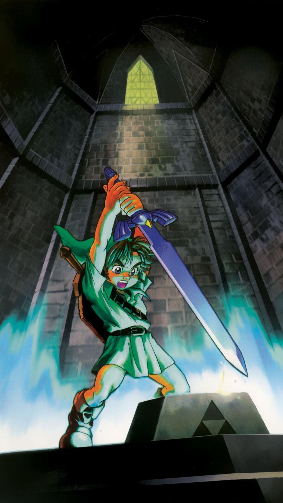 1080x1920 legend of zelda ocarina of time mobile phone wallpaper, Phone