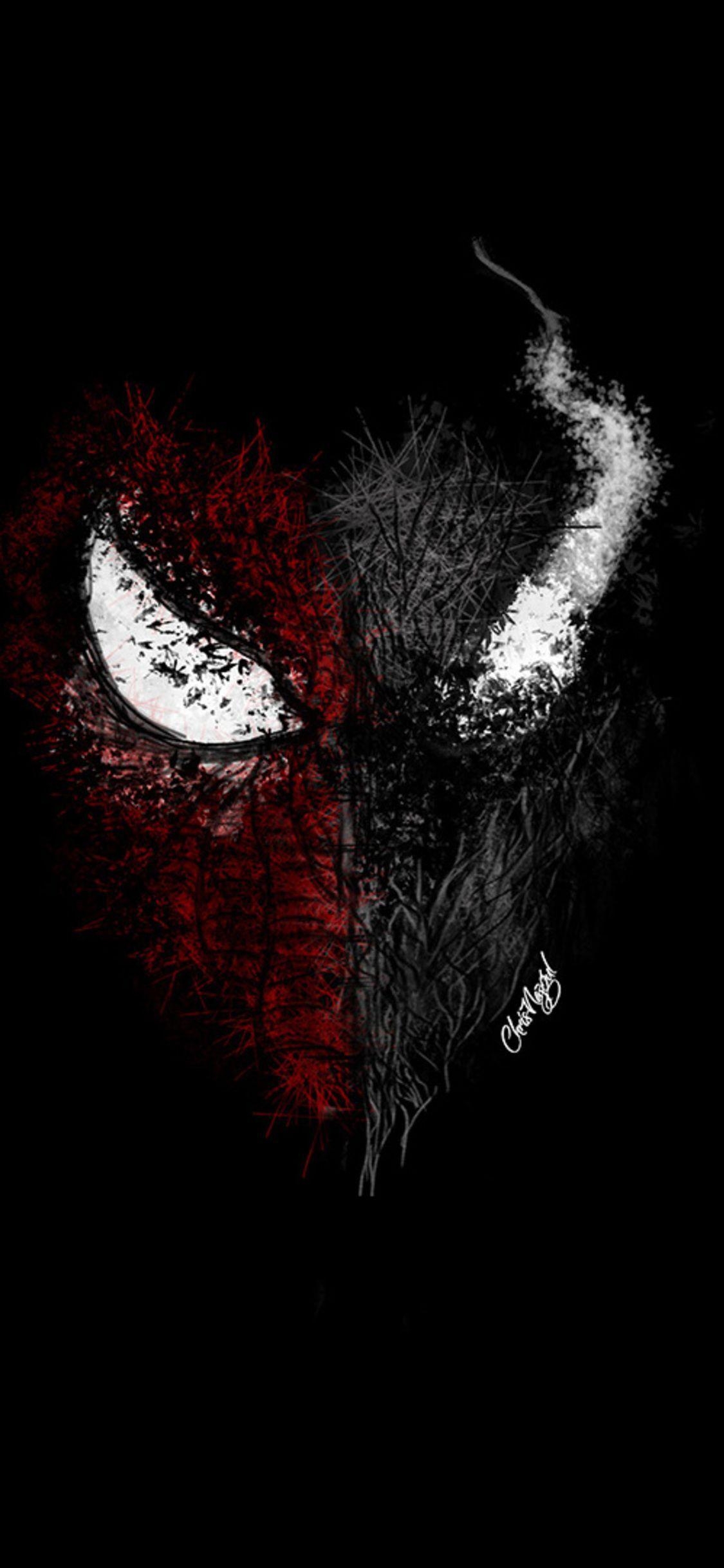 1130x2440 Spider Man And Venom Wallpaper Free Spider Man And Venom Background, Phone