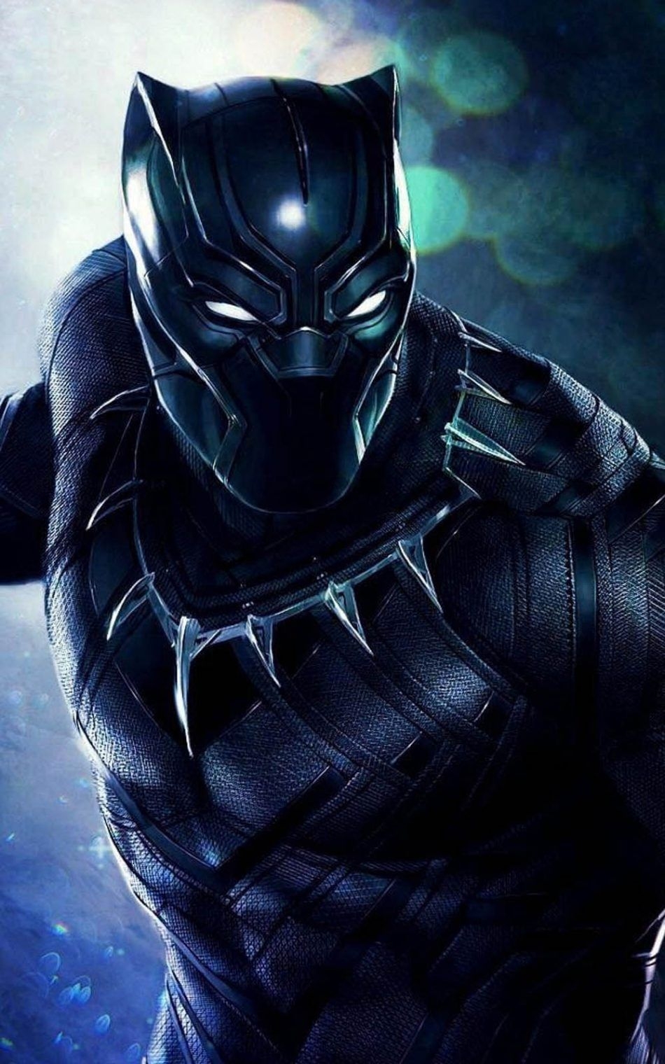 950x1520 Black Panther Artwork Free 4K Ultra HD Mobile Wallpaper, Phone