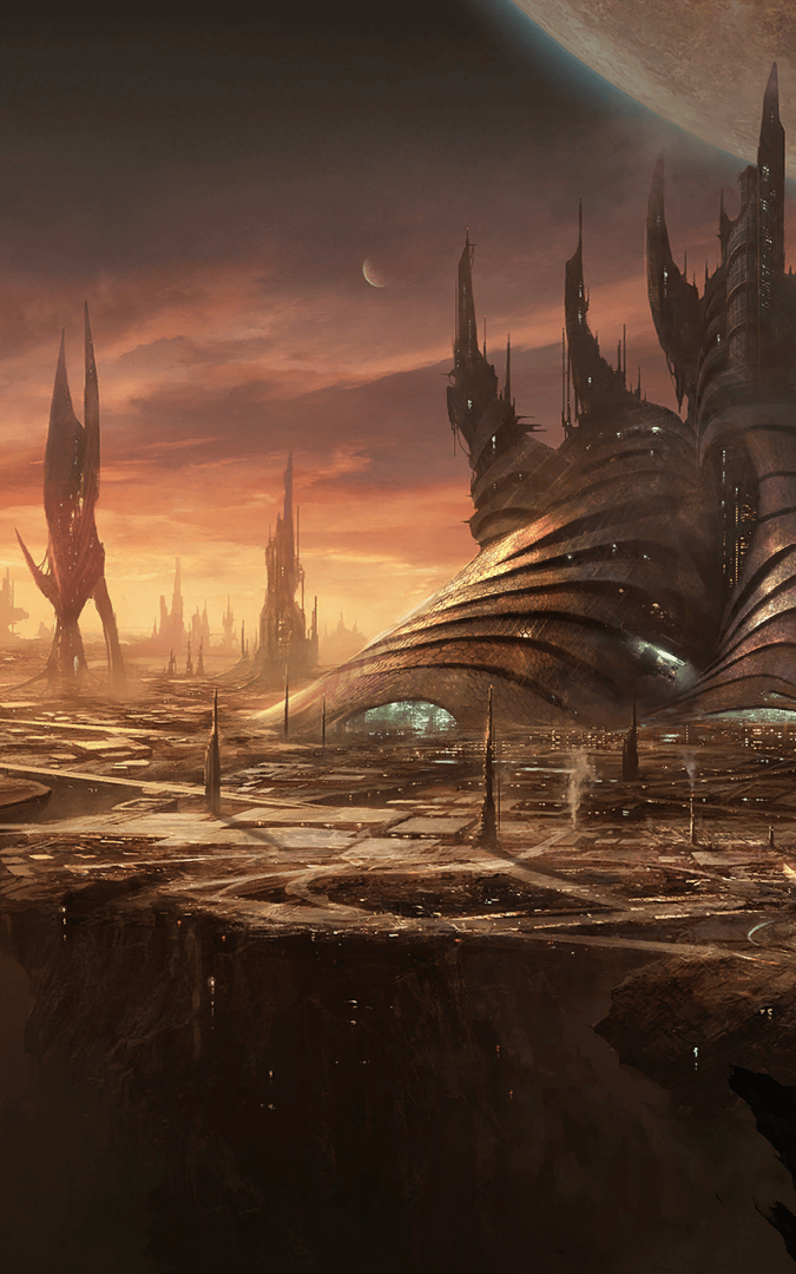 1600x2560 Download  Stellaris, Sci Fi, Planet Wallpaper For Google, Phone