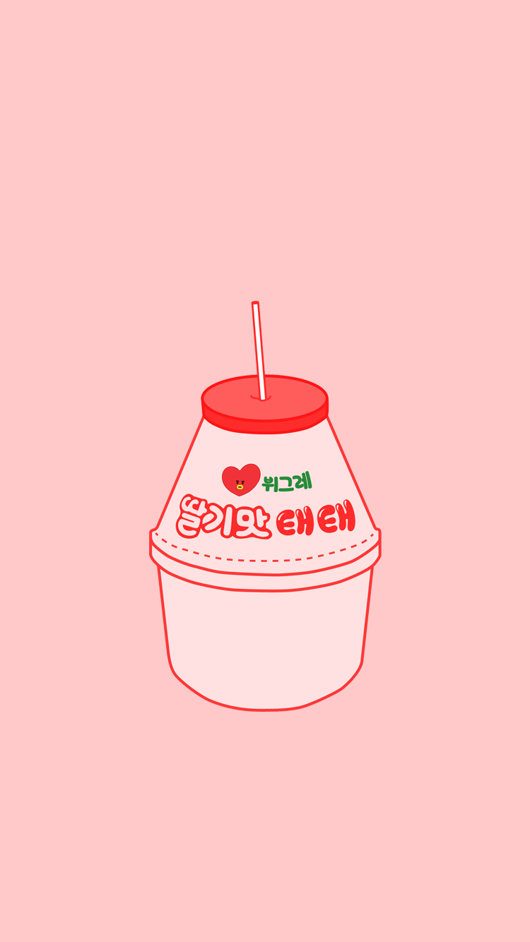 750x1340 Strawberry Milk Wallpaper Free Strawberry Milk Background, Phone