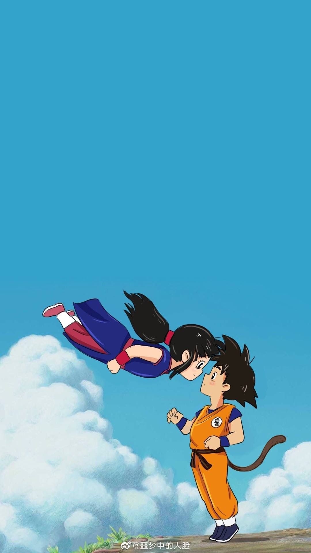 1080x1920 Goku and Chichi❤, Phone