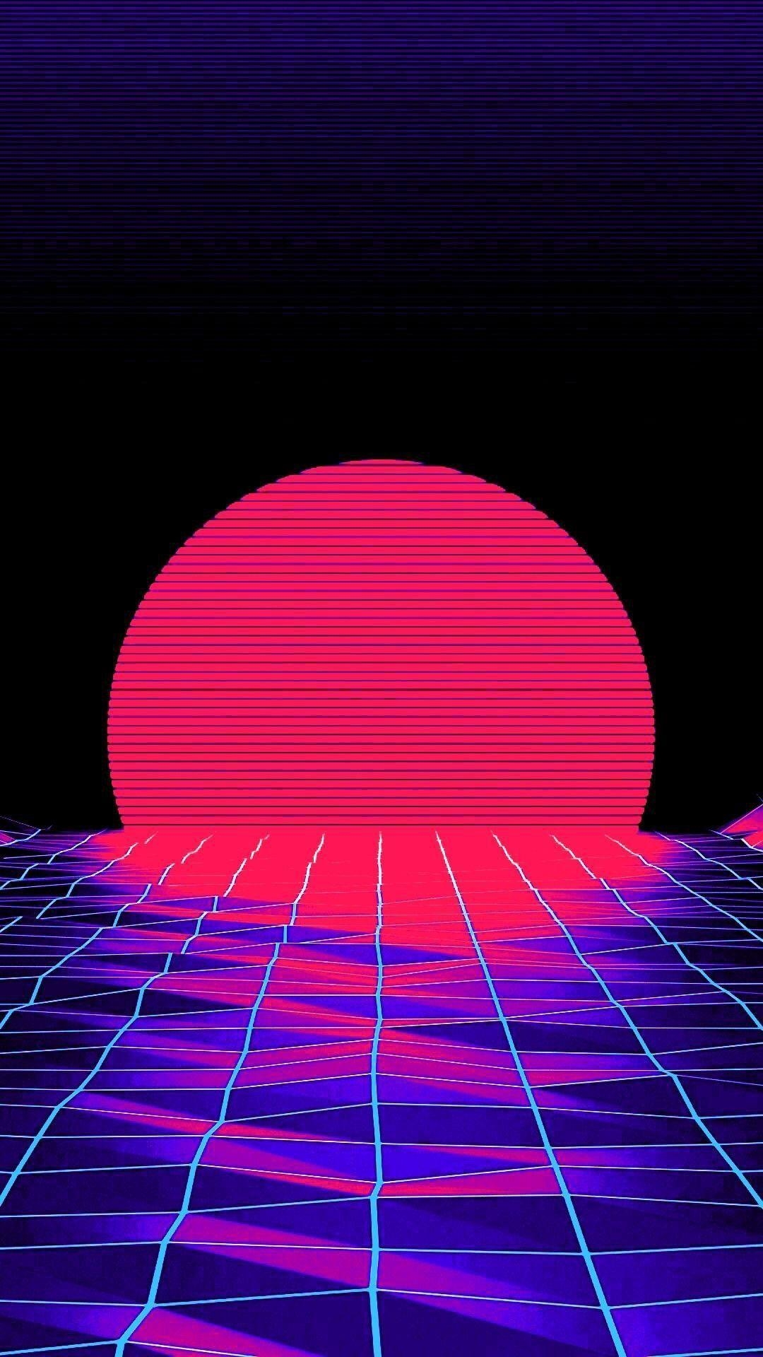 1080x1920 Aesthetic 80s Wallpaper iPhone, Phone