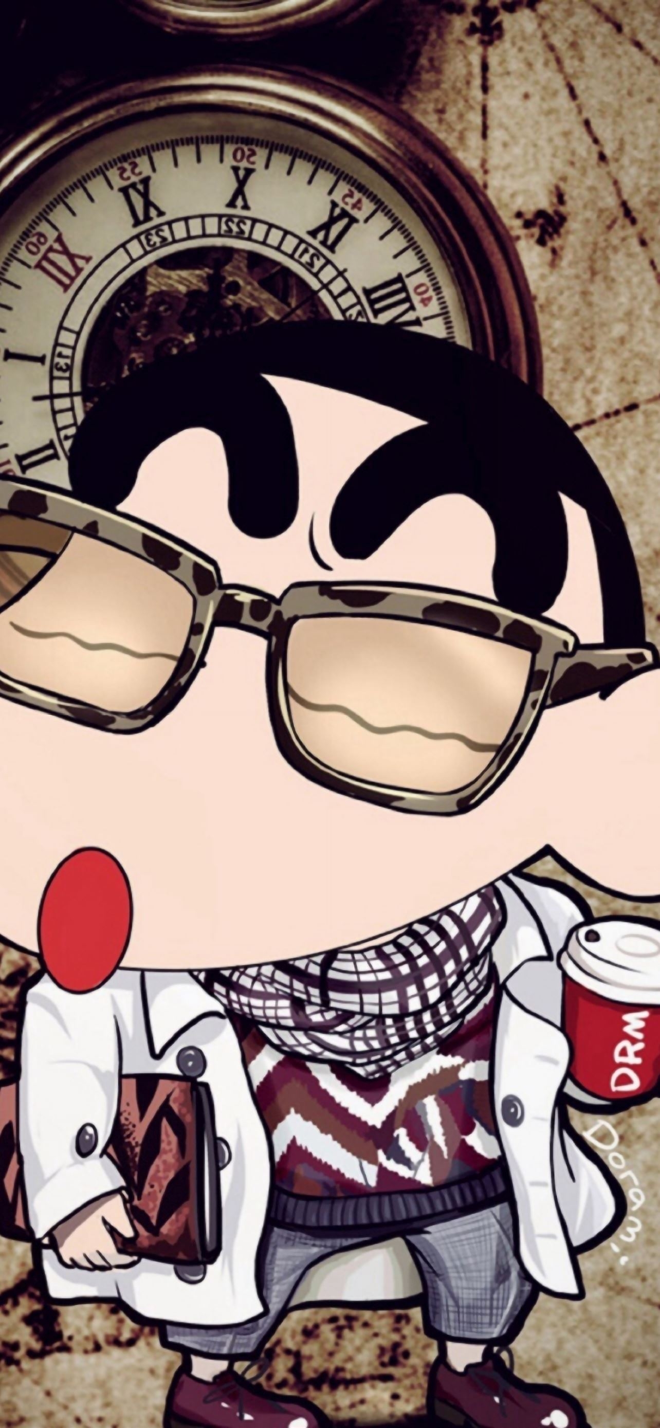 1290x2780 Crayon Shin Chan Cute Cartoon iPhone Wallpaper Free Download, Phone