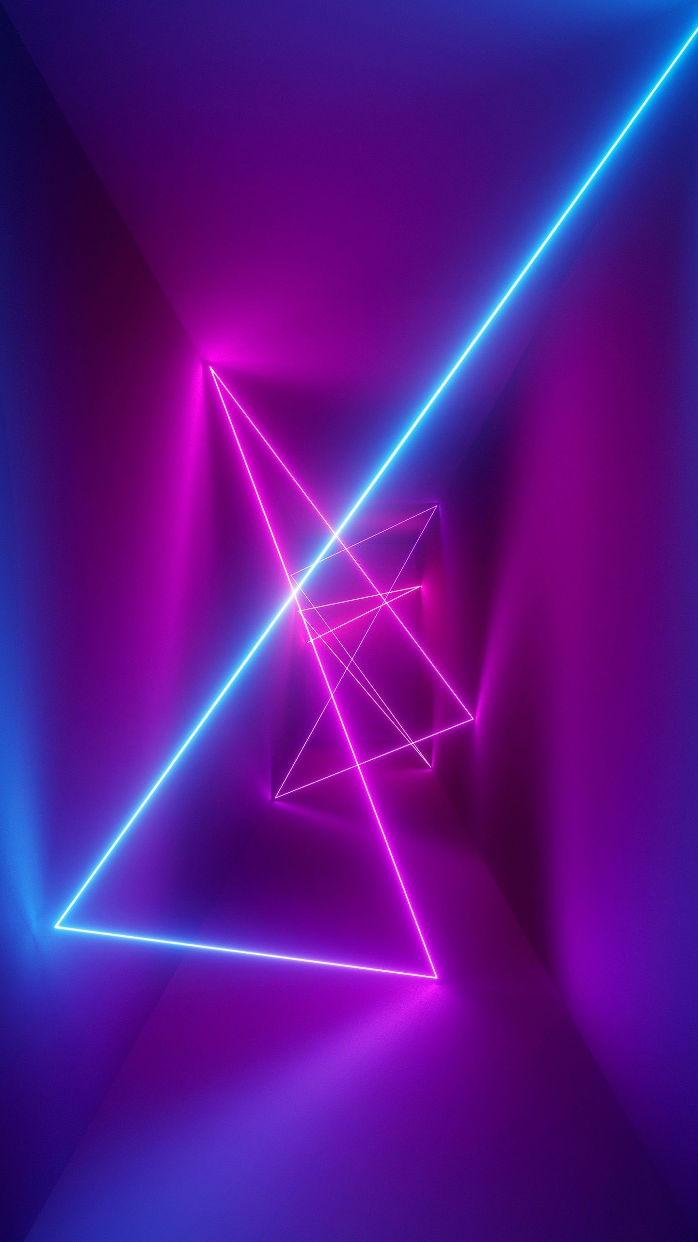 1440x2560 Laser Neon barrier 4K Wallpaper, Phone