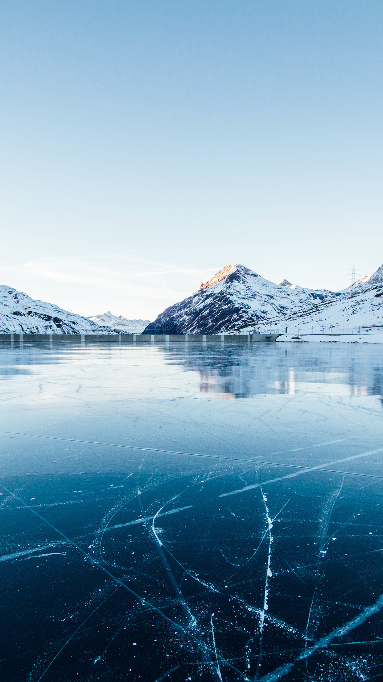 1250x2210 wallpaper. nature ice cold mountain, Phone