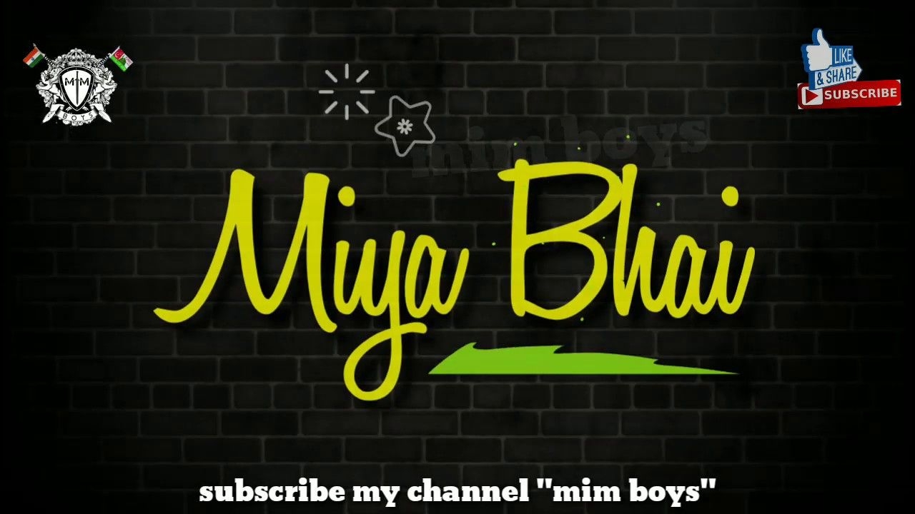 1280x720 New miya bhai rape song. Isliye bolte humko miya bhai. latest, Desktop