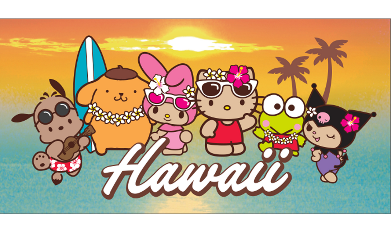 1280x770 Hello Kitty® & Friends Beach Towels: Sunset, Desktop